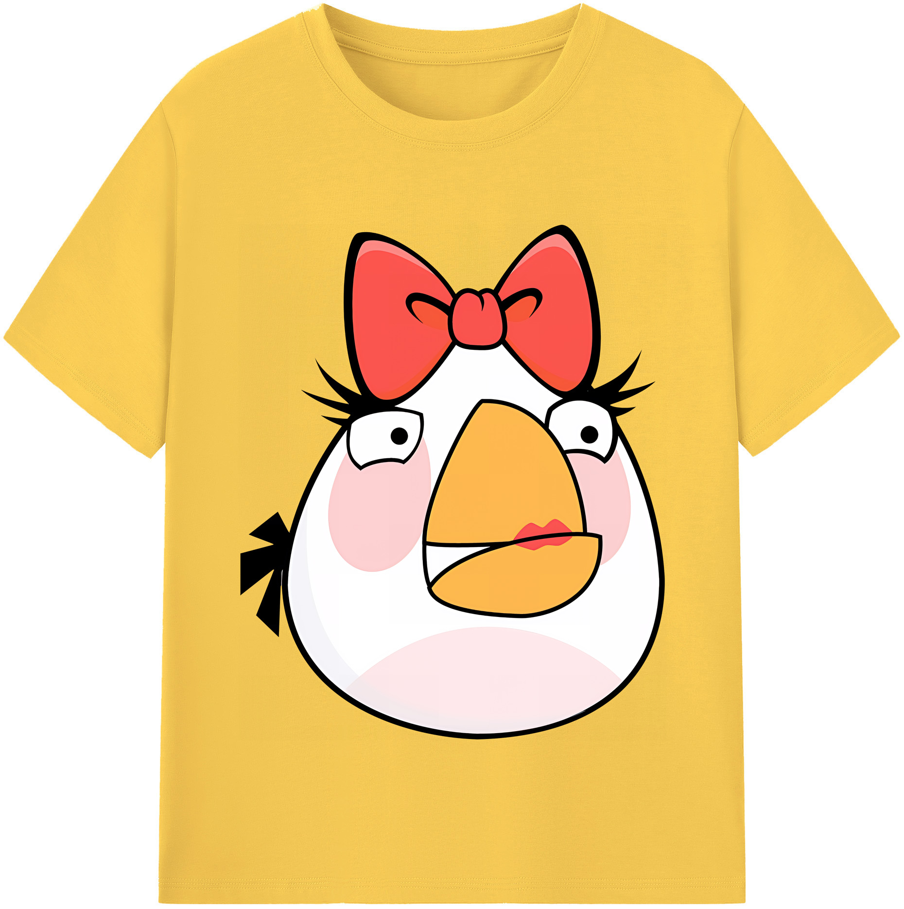 （画像用） Angry Birds アングリーバード 綿100％半袖Tシャツ（フロントプリント）