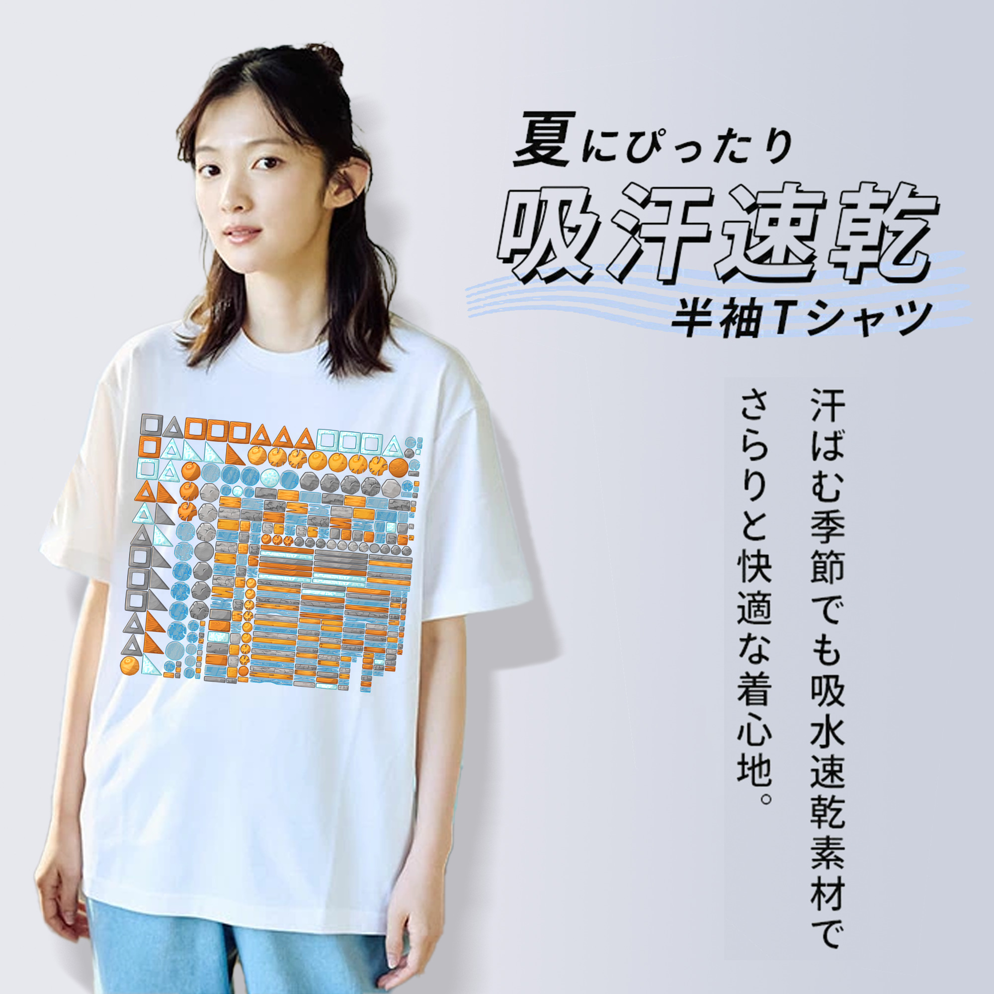 Angry Birds アングリーバード 綿100％半袖Tシャツ（フロントプリント）