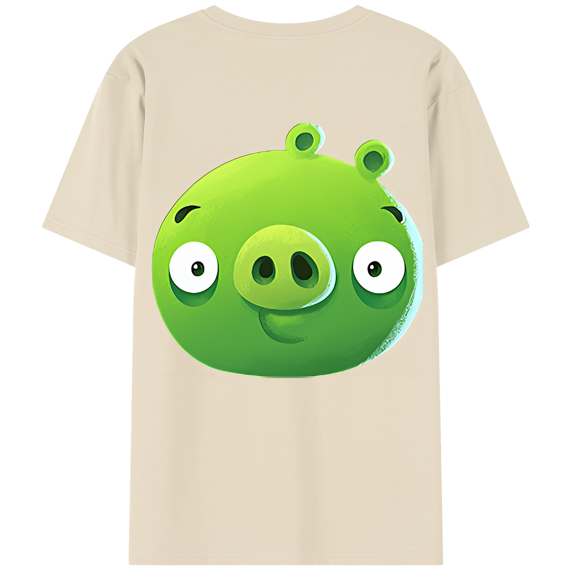 （画像用） Angry Birds アングリーバード 綿100％半袖Tシャツ（背面プリント）