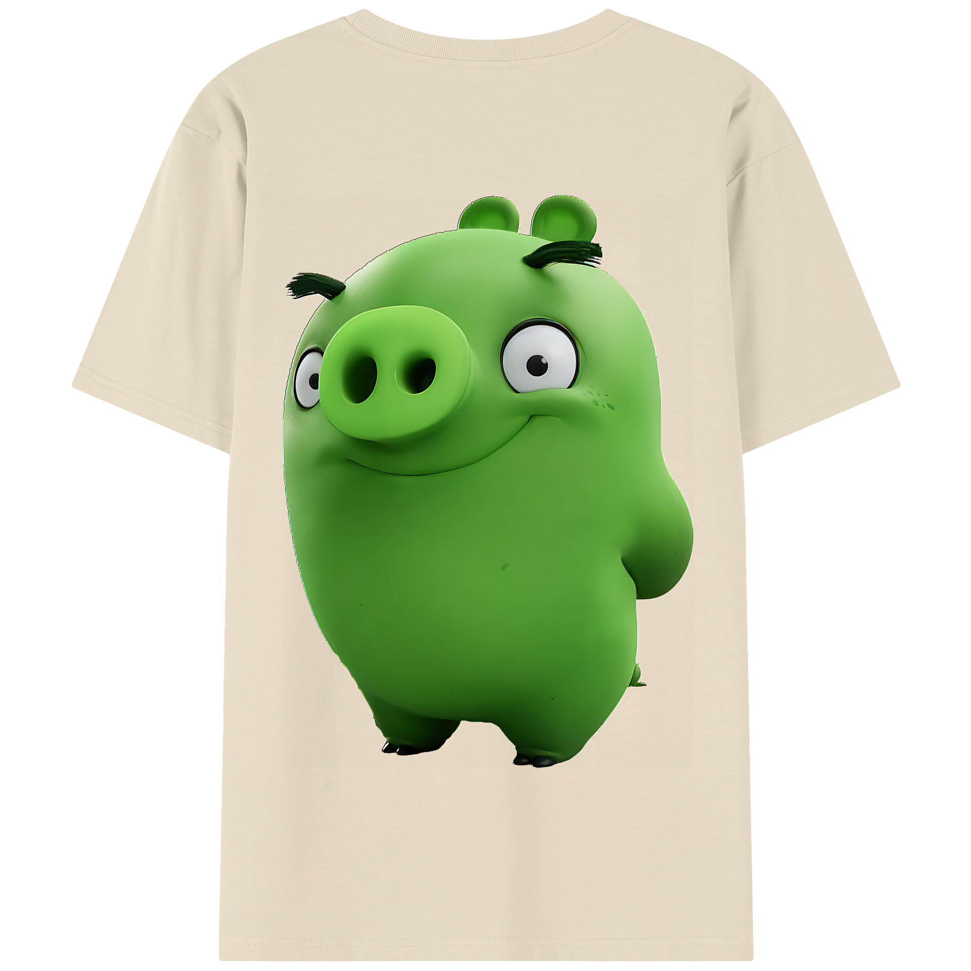 （画像用） Angry Birds アングリーバード 綿100％半袖Tシャツ（背面プリント）