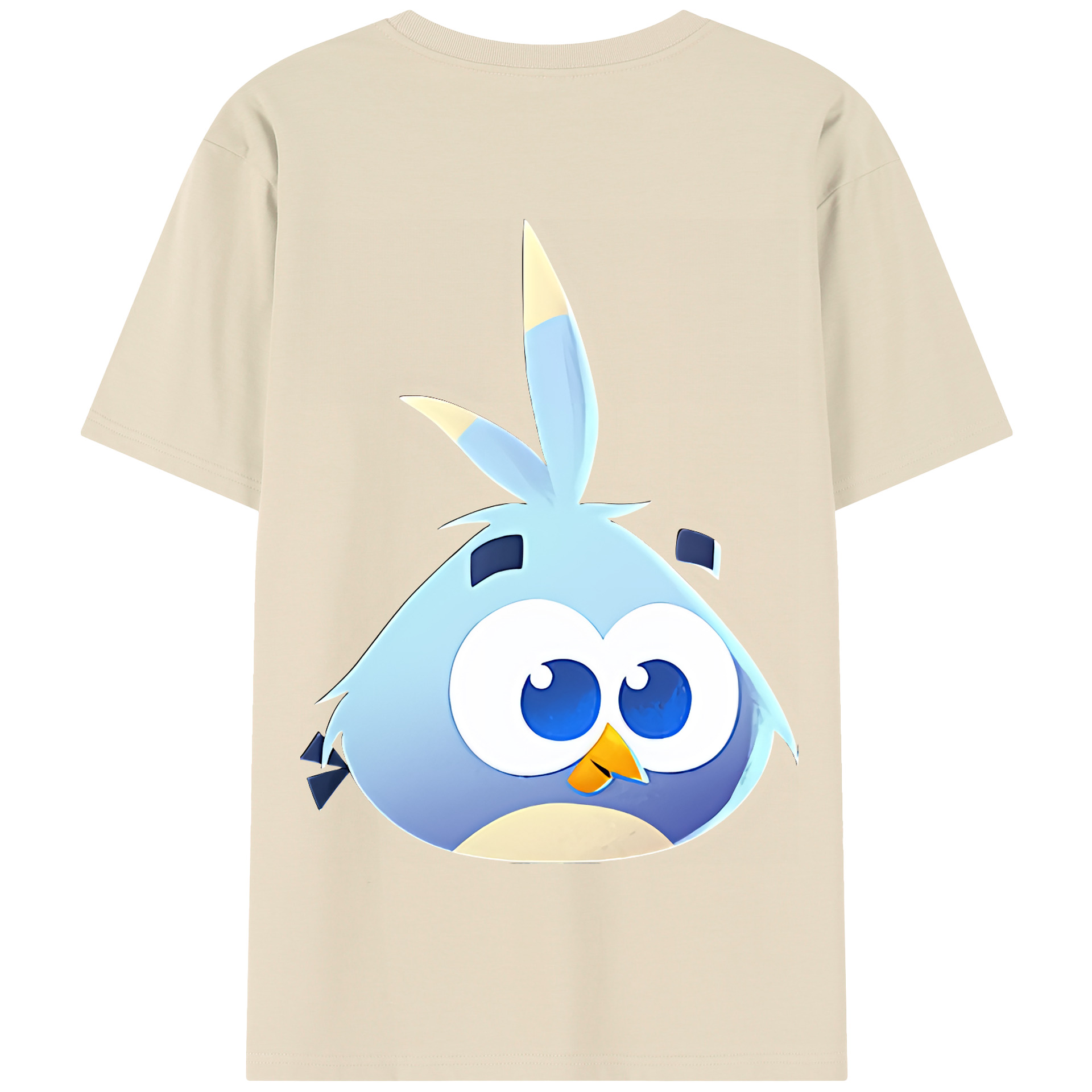 （画像用） Angry Birds アングリーバード 綿100％半袖Tシャツ（背面プリント）