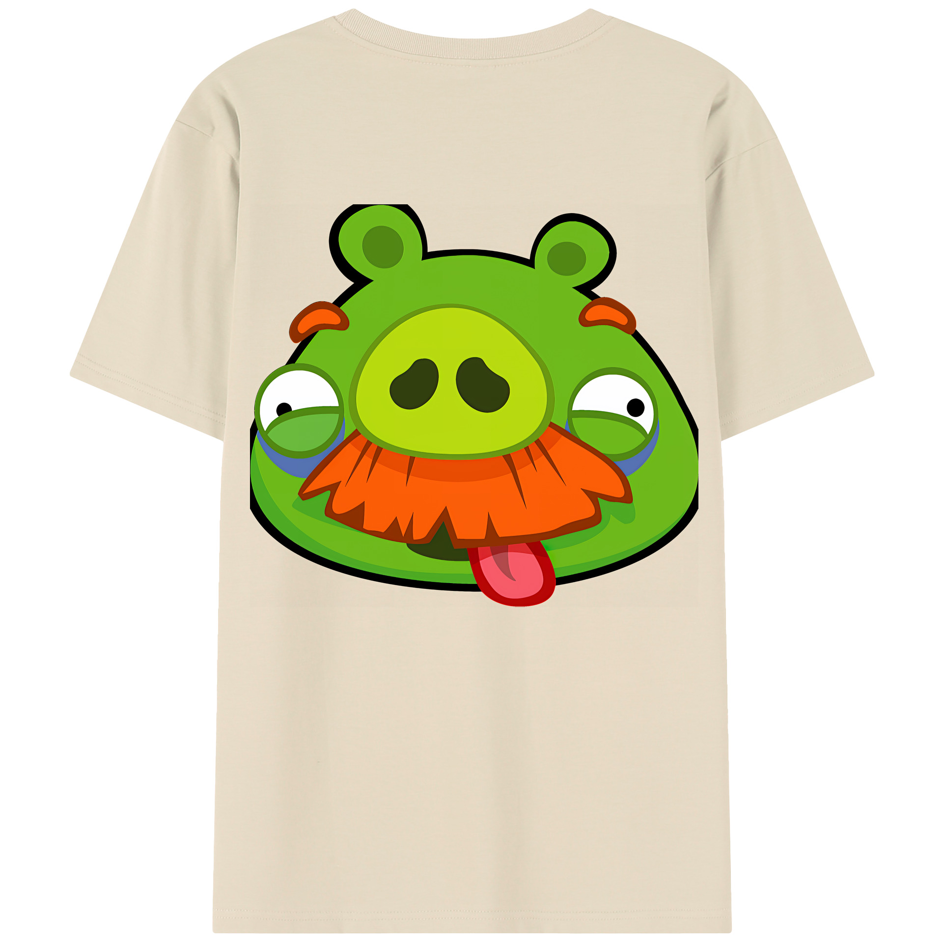 （画像用） Angry Birds アングリーバード 綿100％半袖Tシャツ（背面プリント）