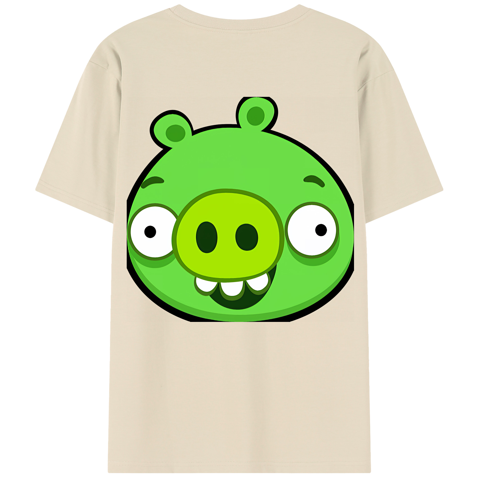 （画像用） Angry Birds アングリーバード 綿100％半袖Tシャツ（背面プリント）