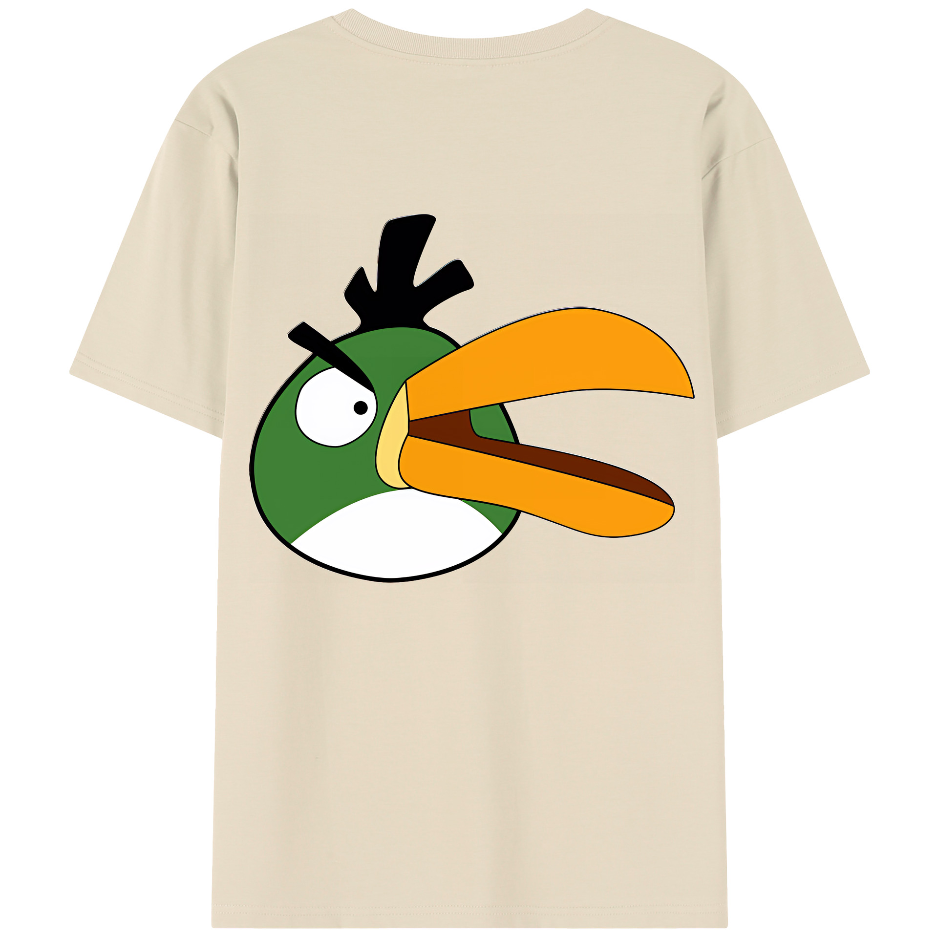 （画像用） Angry Birds アングリーバード 綿100％半袖Tシャツ（背面プリント）