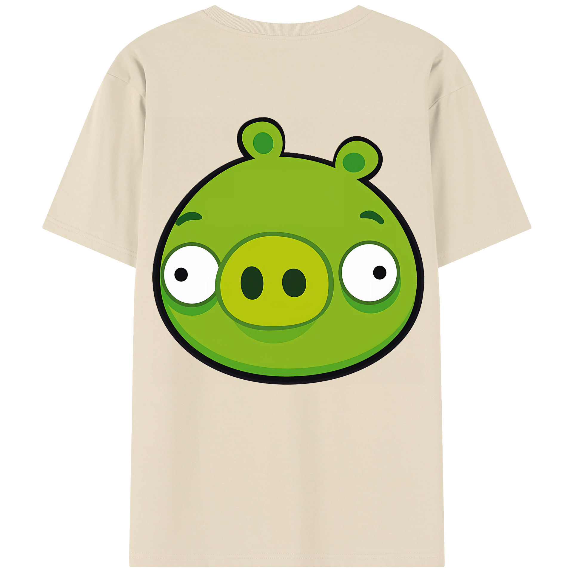 （画像用） Angry Birds アングリーバード 綿100％半袖Tシャツ（背面プリント）