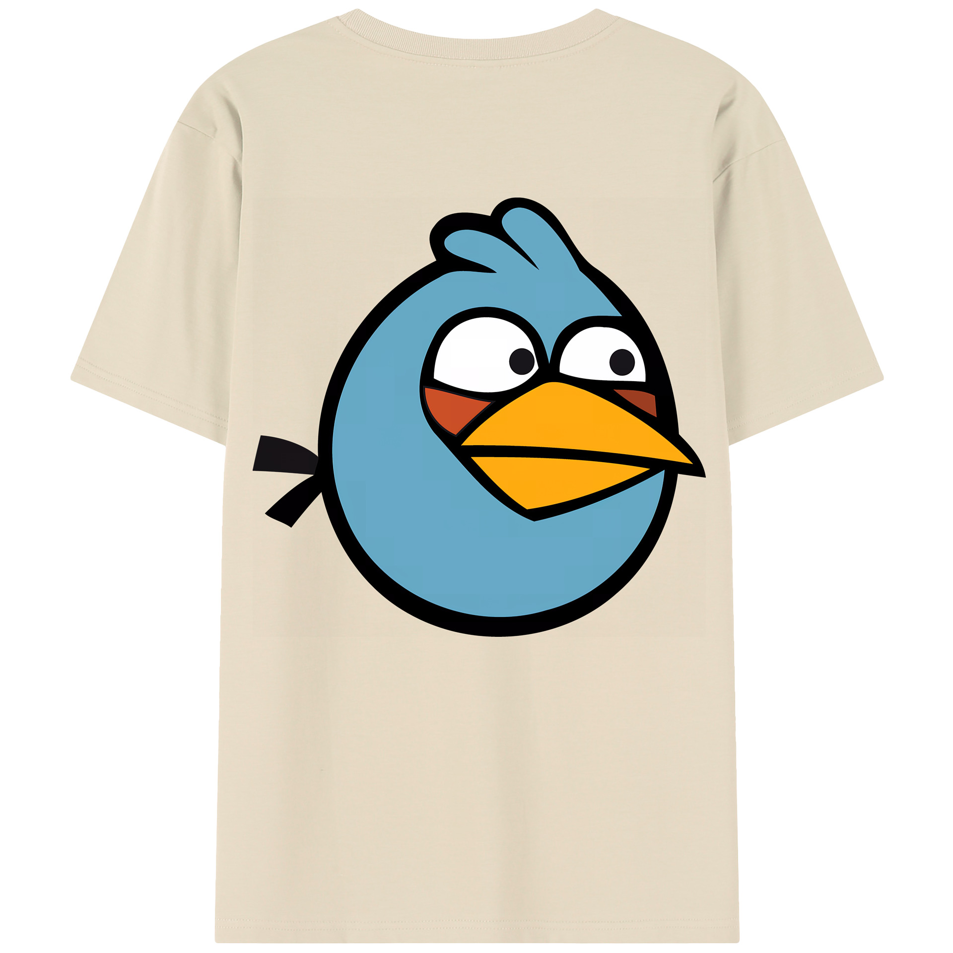 （画像用） Angry Birds アングリーバード 綿100％半袖Tシャツ（背面プリント）