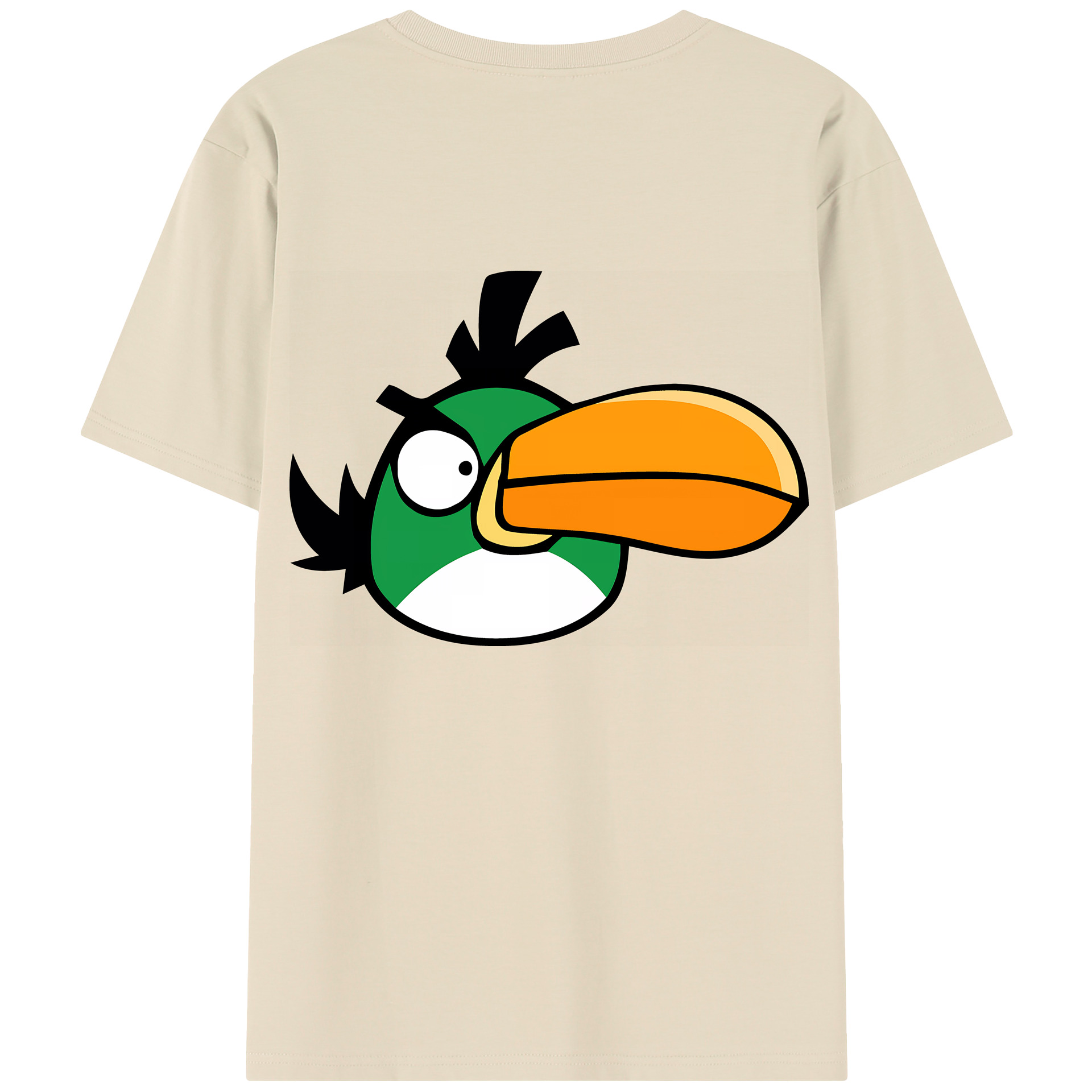（画像用） Angry Birds アングリーバード 綿100％半袖Tシャツ（背面プリント）