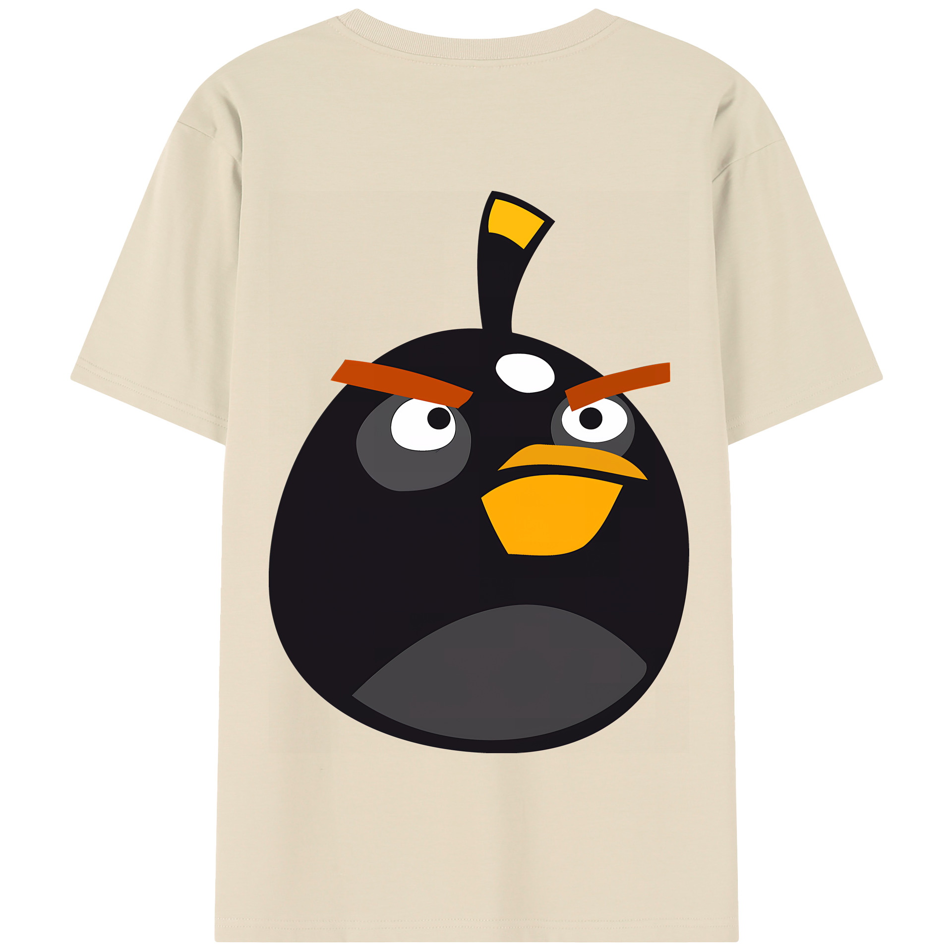（画像用） Angry Birds アングリーバード 綿100％半袖Tシャツ（背面プリント）