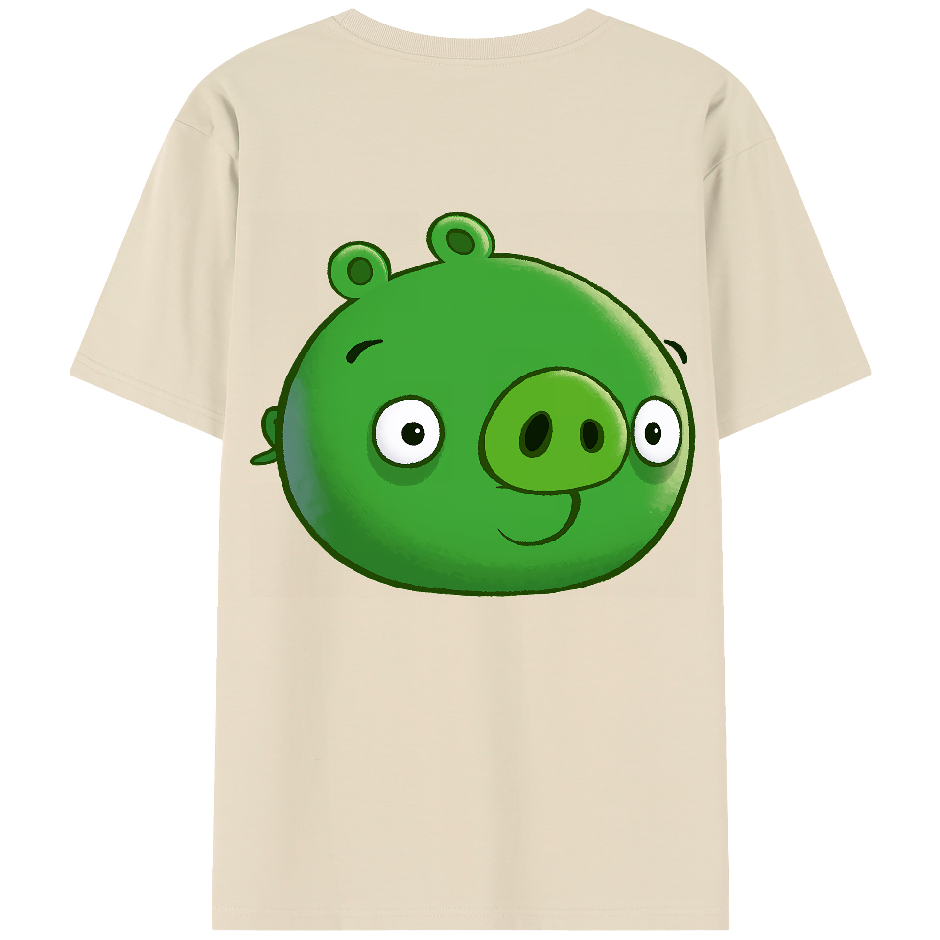 （画像用） Angry Birds アングリーバード 綿100％半袖Tシャツ（背面プリント）