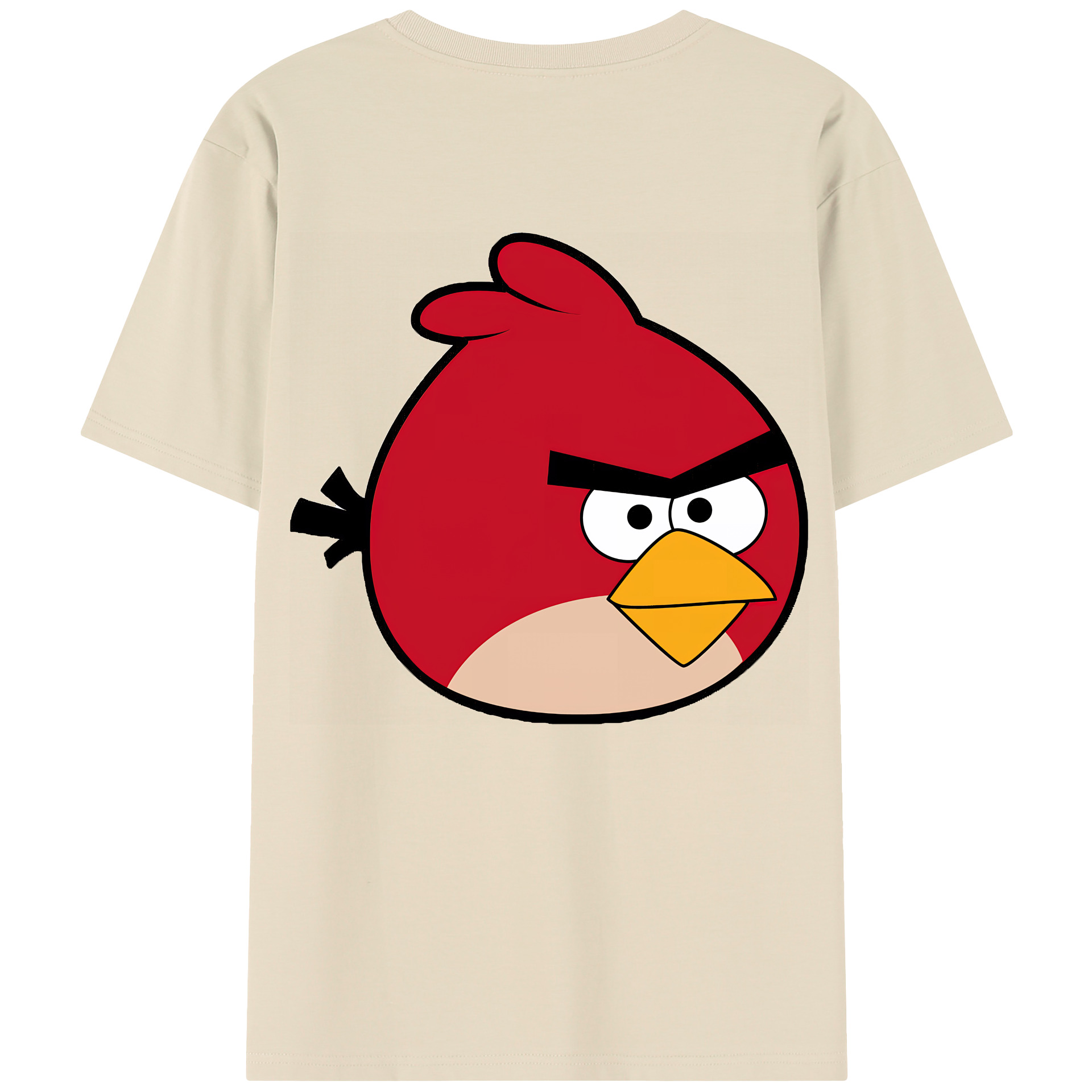 （画像用） Angry Birds アングリーバード 綿100％半袖Tシャツ（背面プリント）