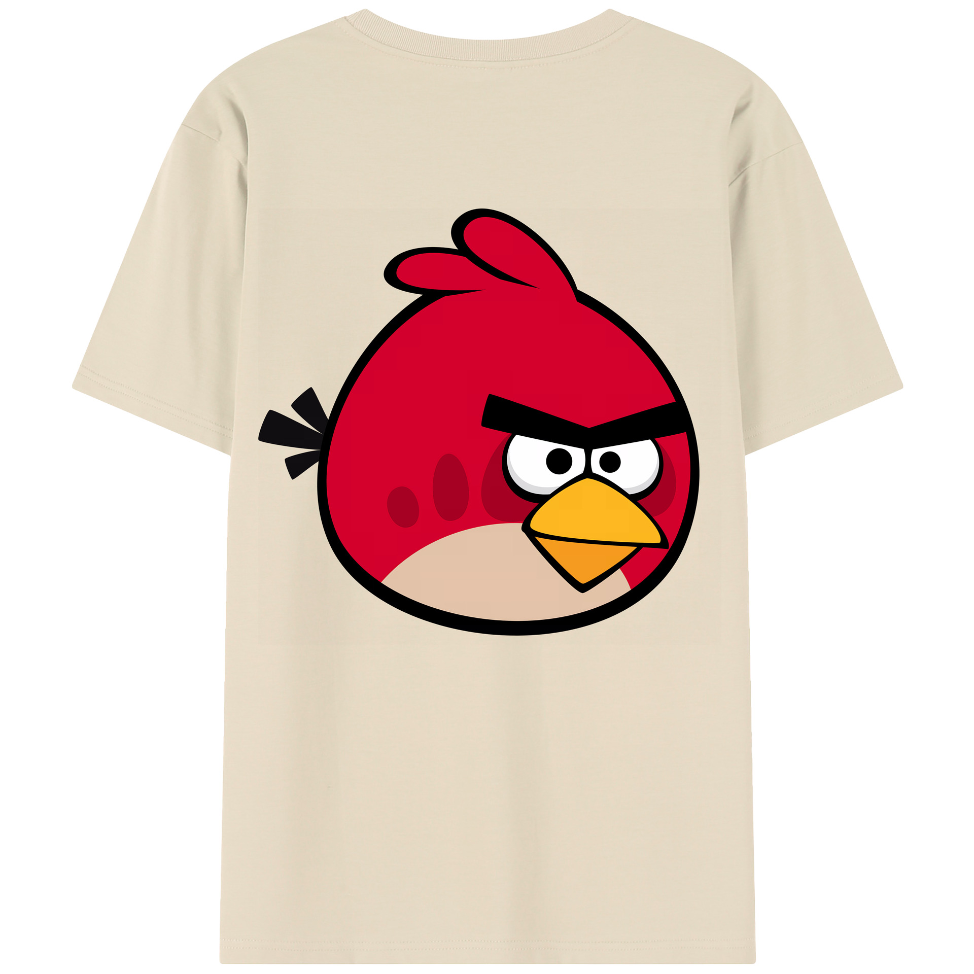 （画像用） Angry Birds アングリーバード 綿100％半袖Tシャツ（背面プリント）