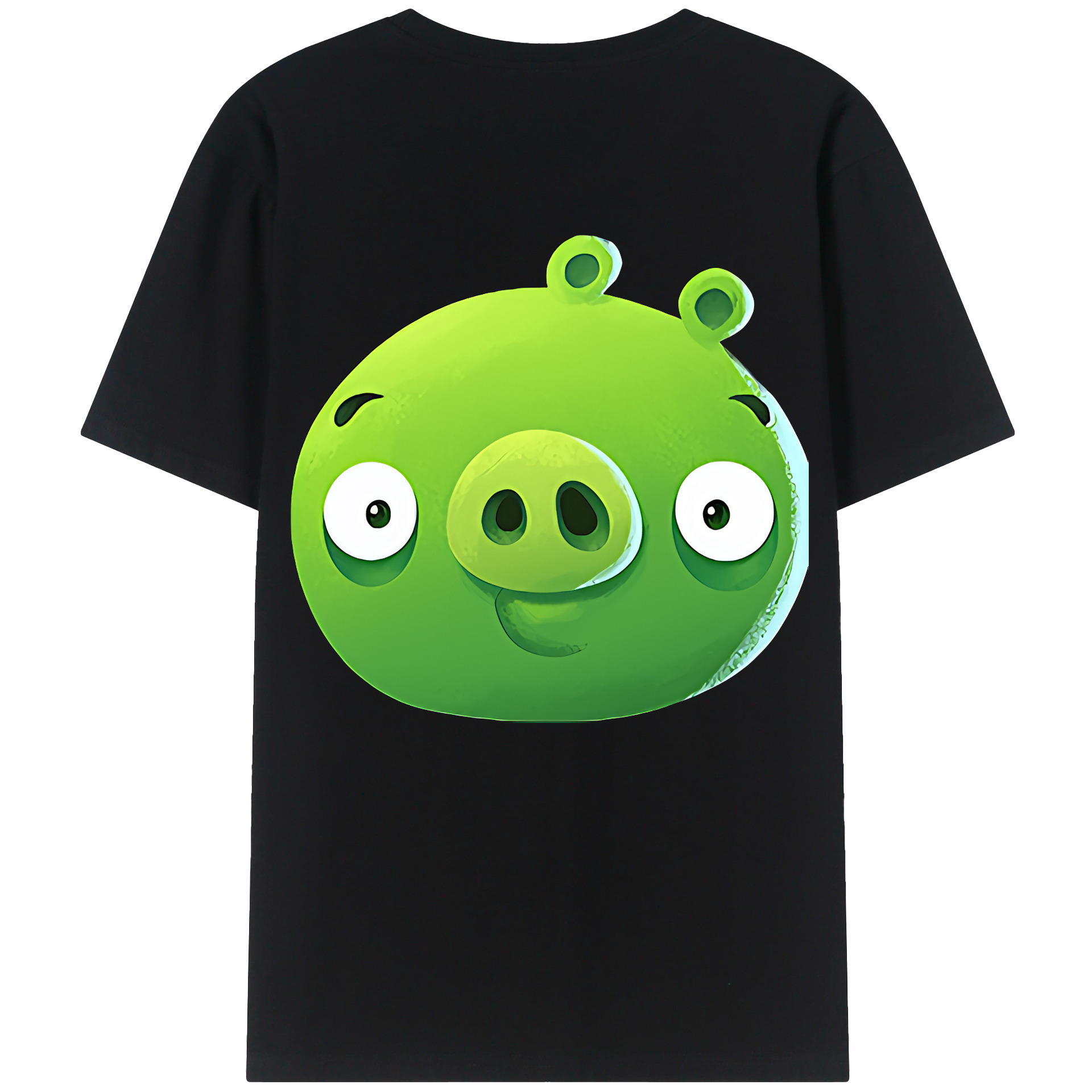 （画像用） Angry Birds アングリーバード 綿100％半袖Tシャツ（背面プリント）