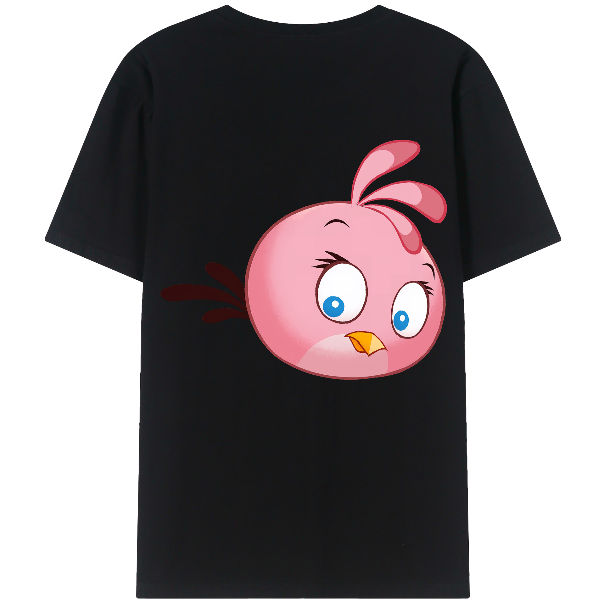 （画像用） Angry Birds アングリーバード 綿100％半袖Tシャツ（背面プリント）