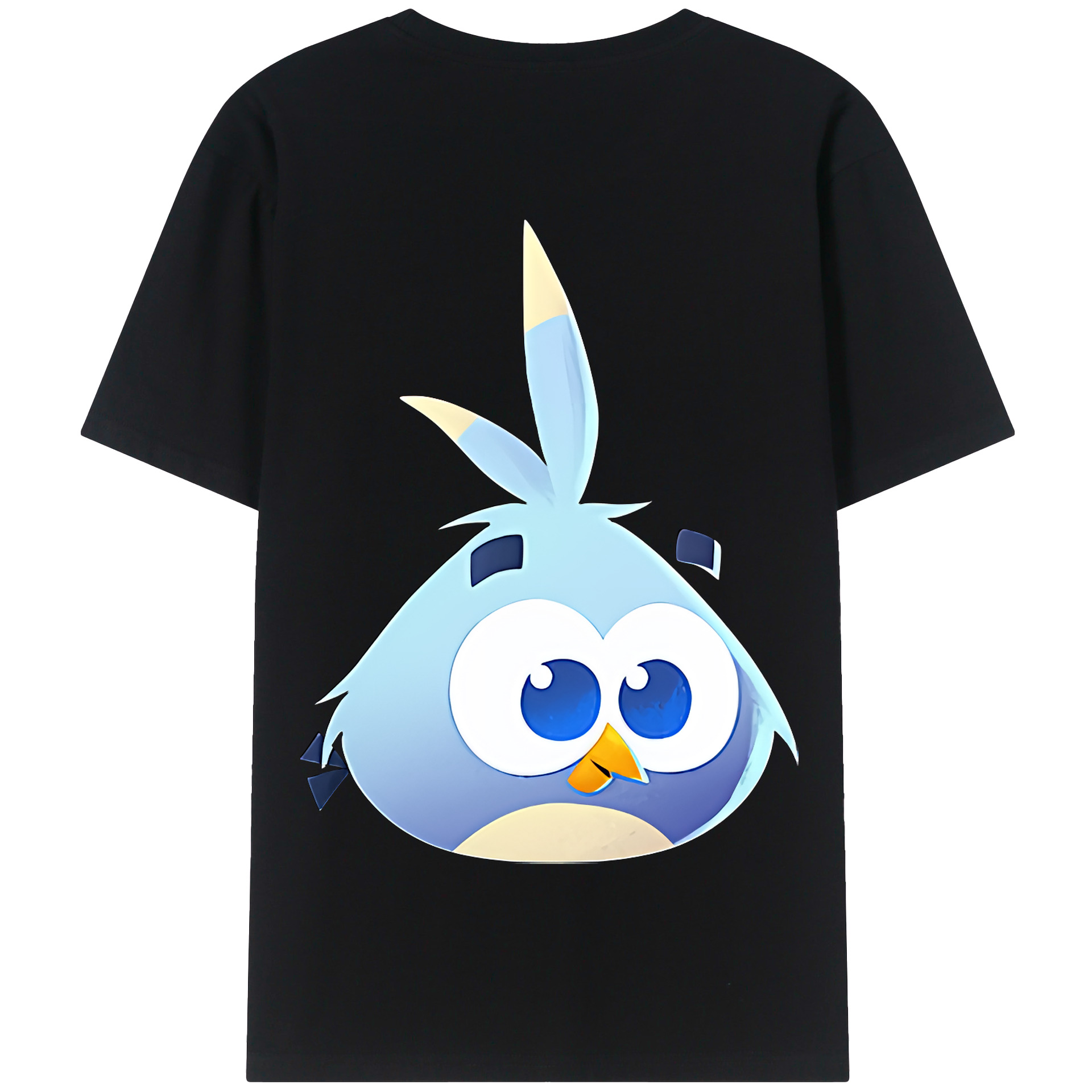 （画像用） Angry Birds アングリーバード 綿100％半袖Tシャツ（背面プリント）