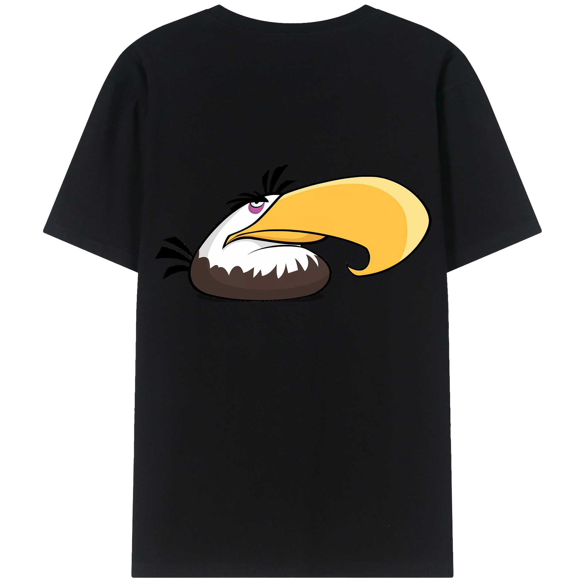 （画像用） Angry Birds アングリーバード 綿100％半袖Tシャツ（背面プリント）