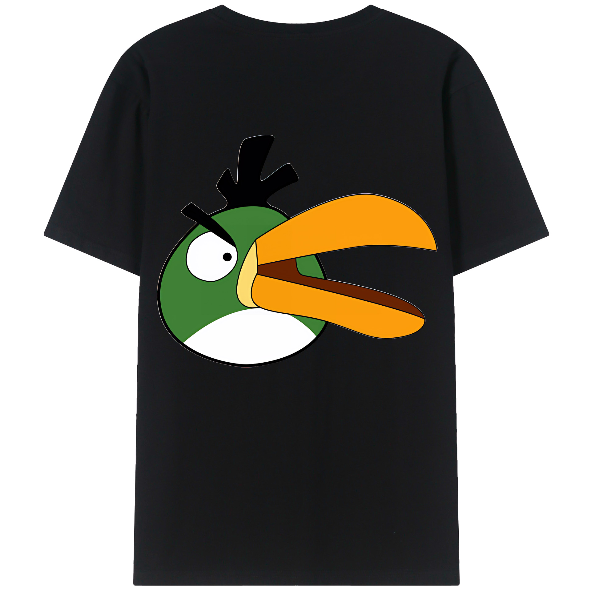 （画像用） Angry Birds アングリーバード 綿100％半袖Tシャツ（背面プリント）