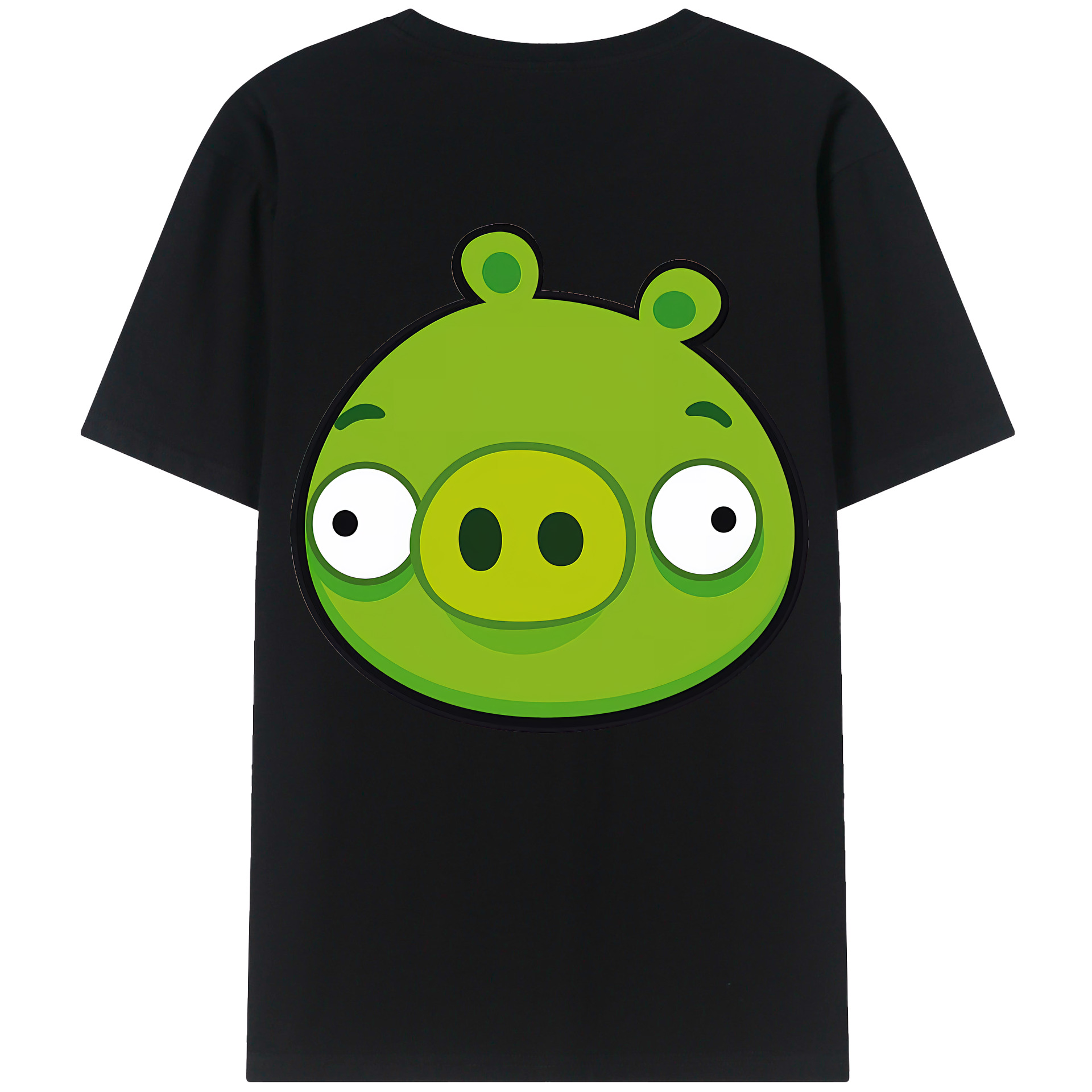 （画像用） Angry Birds アングリーバード 綿100％半袖Tシャツ（背面プリント）