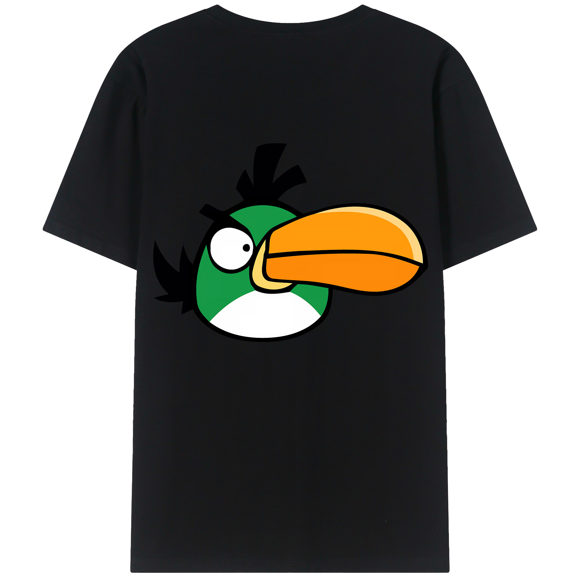 （画像用） Angry Birds アングリーバード 綿100％半袖Tシャツ（背面プリント）