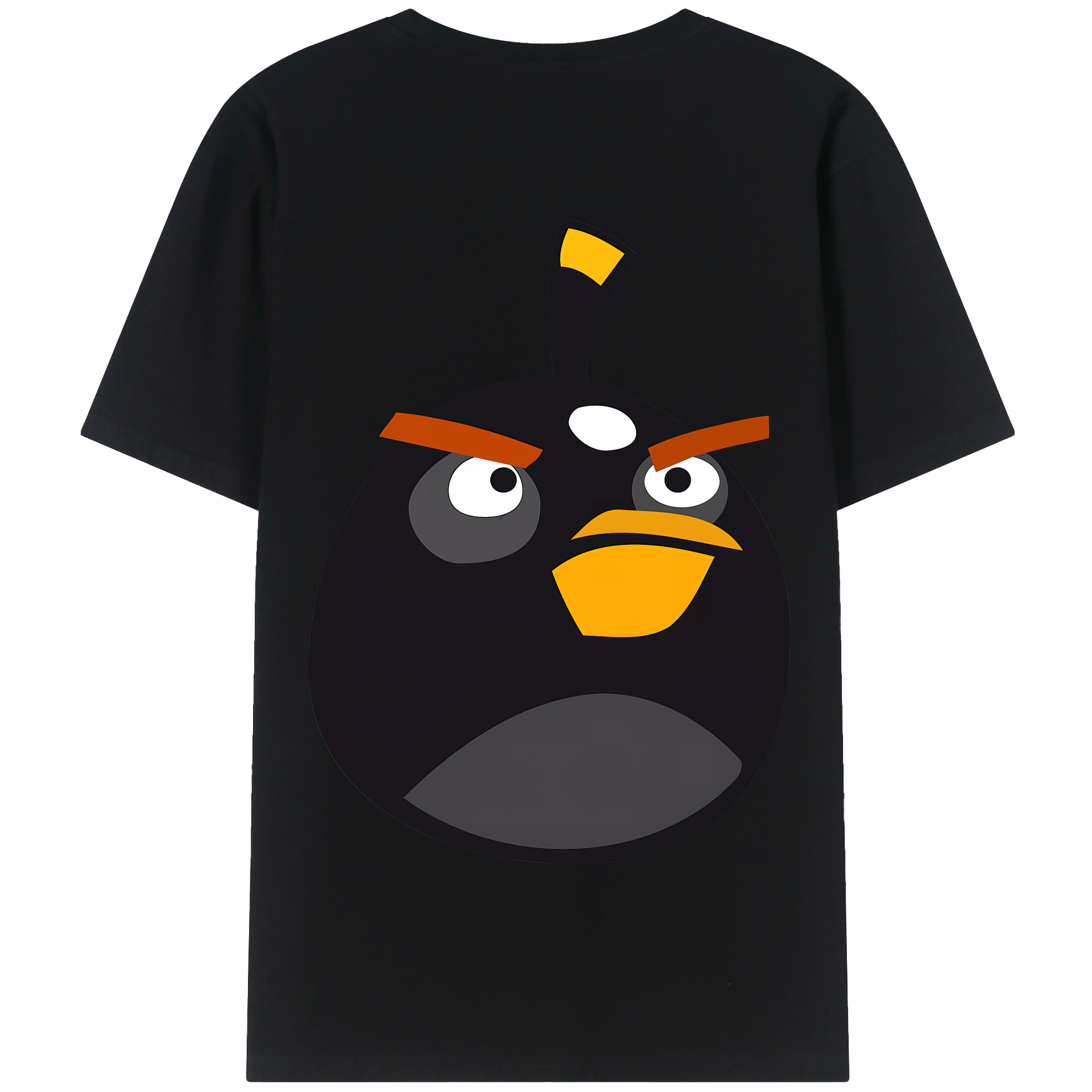 （画像用） Angry Birds アングリーバード 綿100％半袖Tシャツ（背面プリント）
