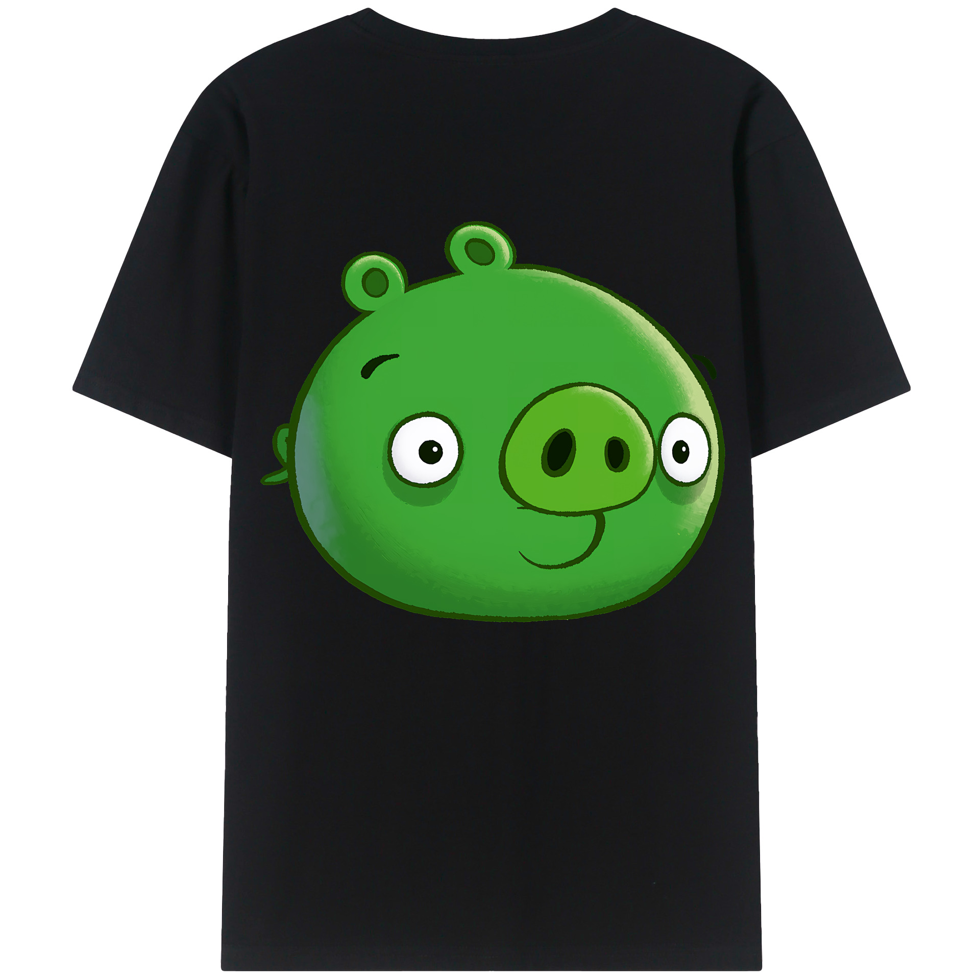 （画像用） Angry Birds アングリーバード 綿100％半袖Tシャツ（背面プリント）