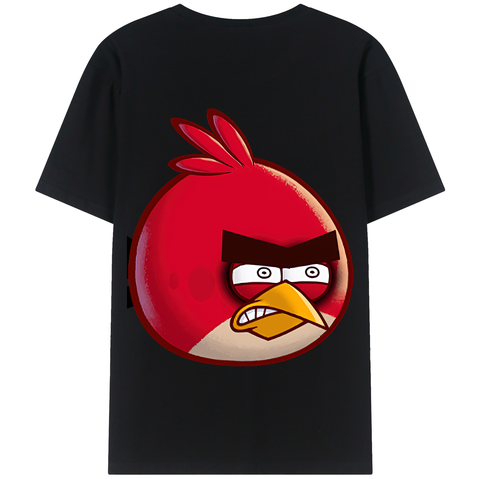 （画像用） Angry Birds アングリーバード 綿100％半袖Tシャツ（背面プリント）