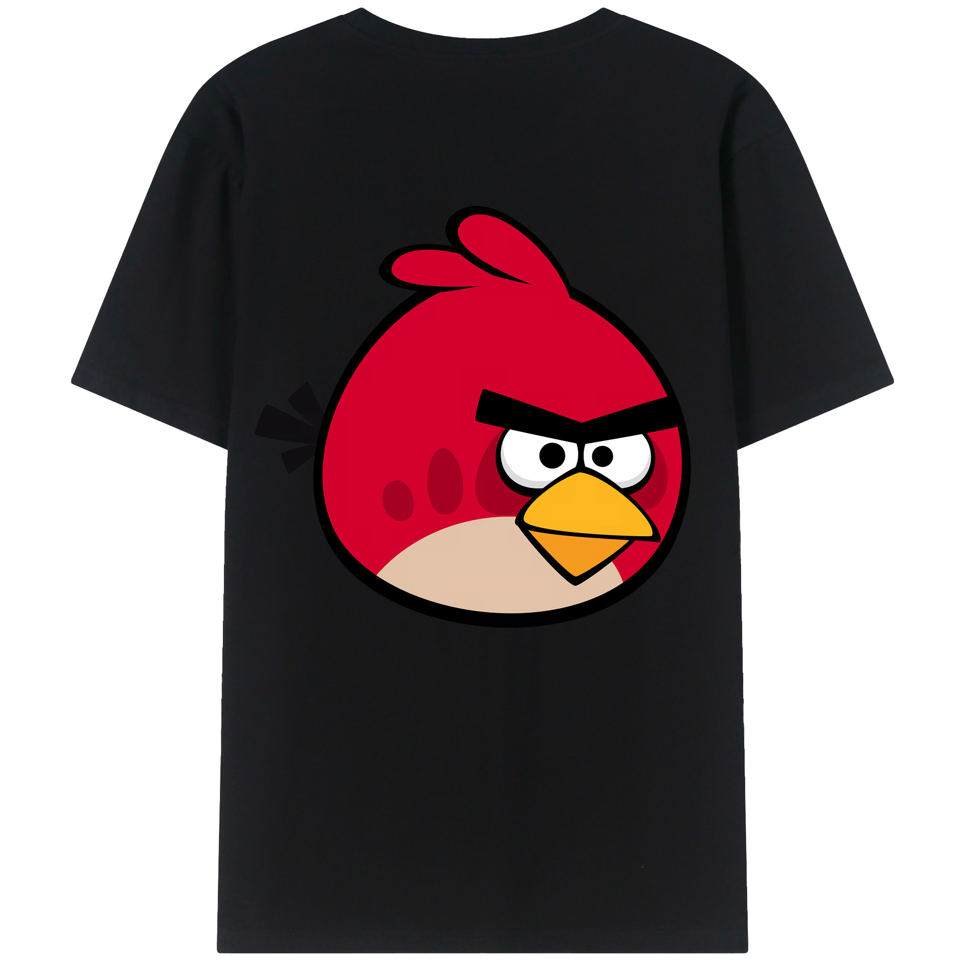 （画像用） Angry Birds アングリーバード 綿100％半袖Tシャツ（背面プリント）