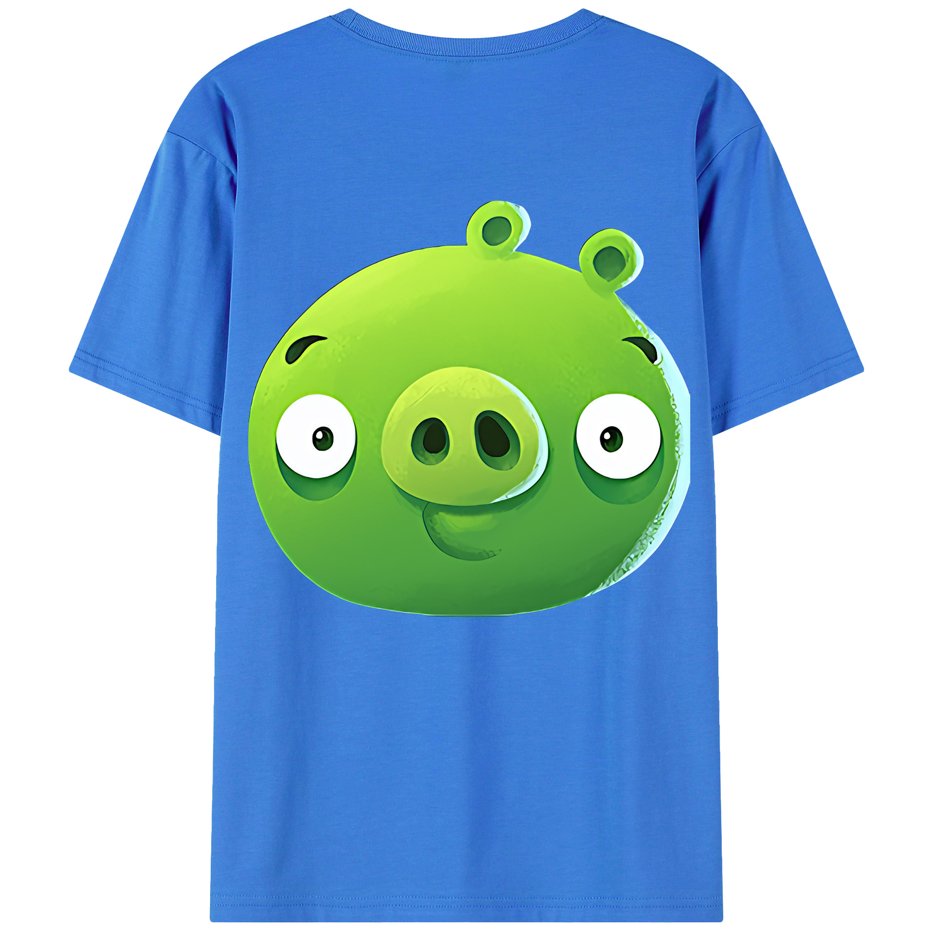 （画像用） Angry Birds アングリーバード 綿100％半袖Tシャツ（背面プリント）