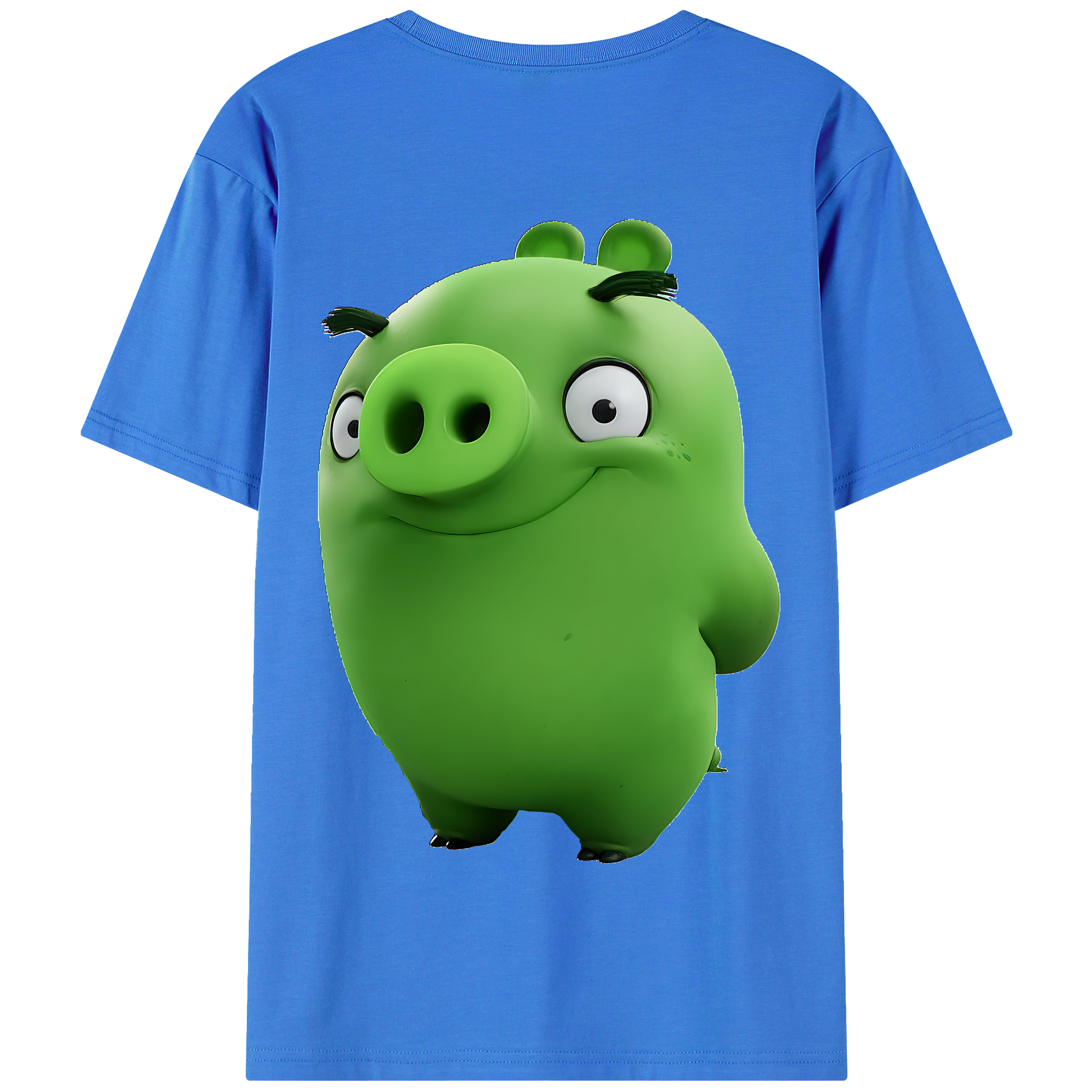 （画像用） Angry Birds アングリーバード 綿100％半袖Tシャツ（背面プリント）