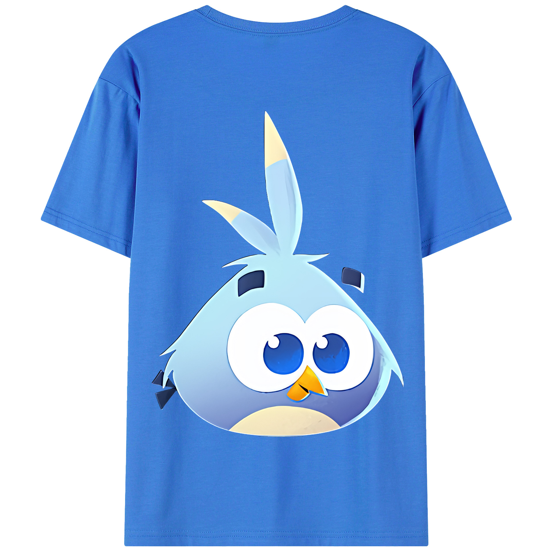 （画像用） Angry Birds アングリーバード 綿100％半袖Tシャツ（背面プリント）