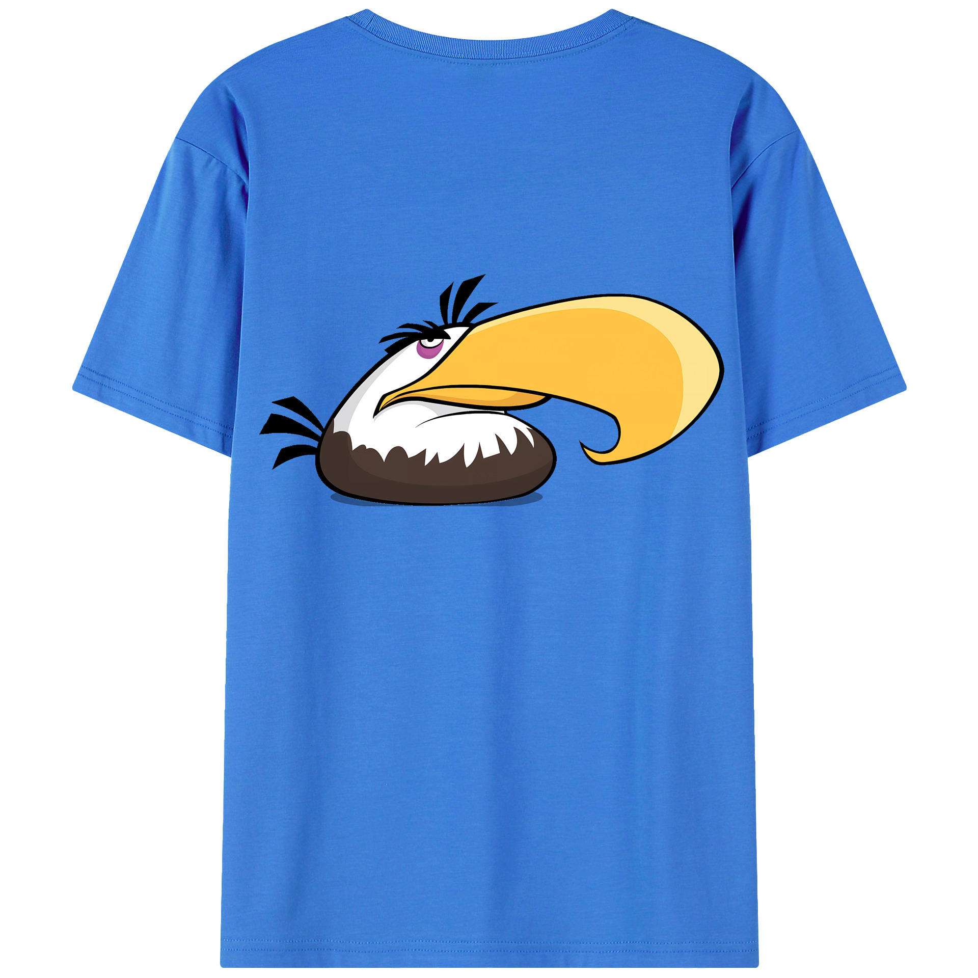 （画像用） Angry Birds アングリーバード 綿100％半袖Tシャツ（背面プリント）