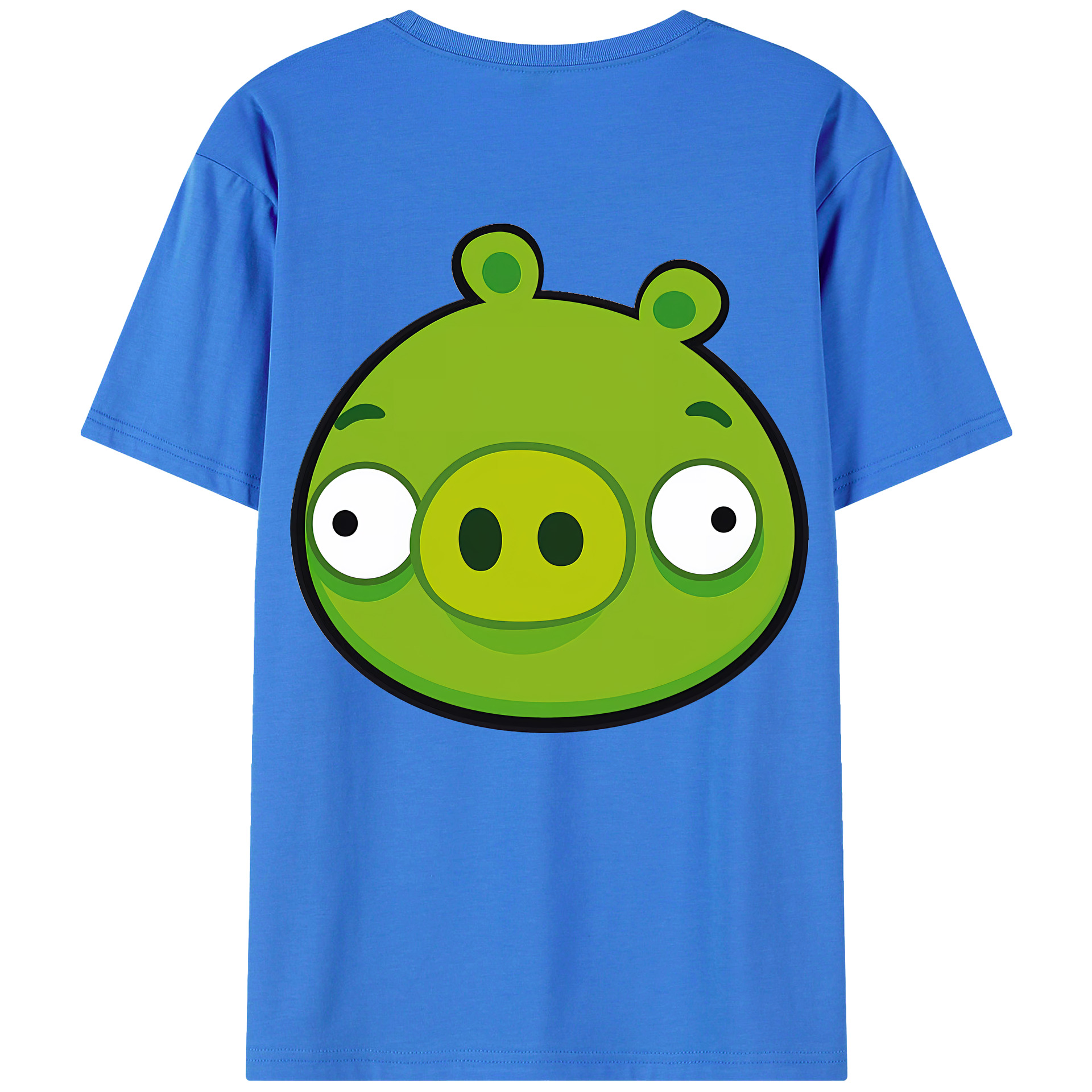（画像用） Angry Birds アングリーバード 綿100％半袖Tシャツ（背面プリント）