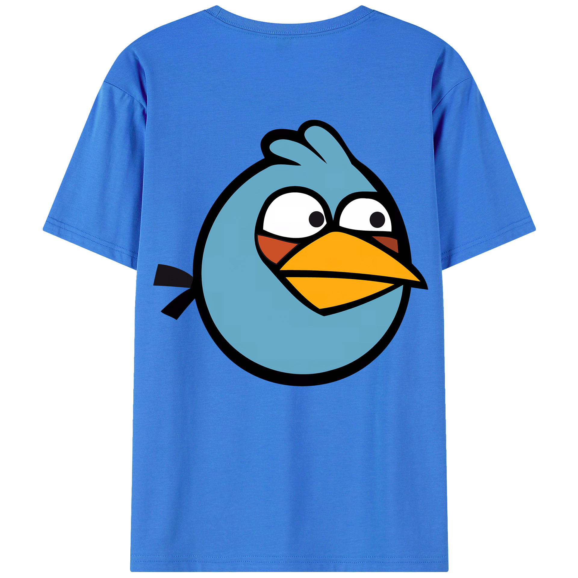 （画像用） Angry Birds アングリーバード 綿100％半袖Tシャツ（背面プリント）