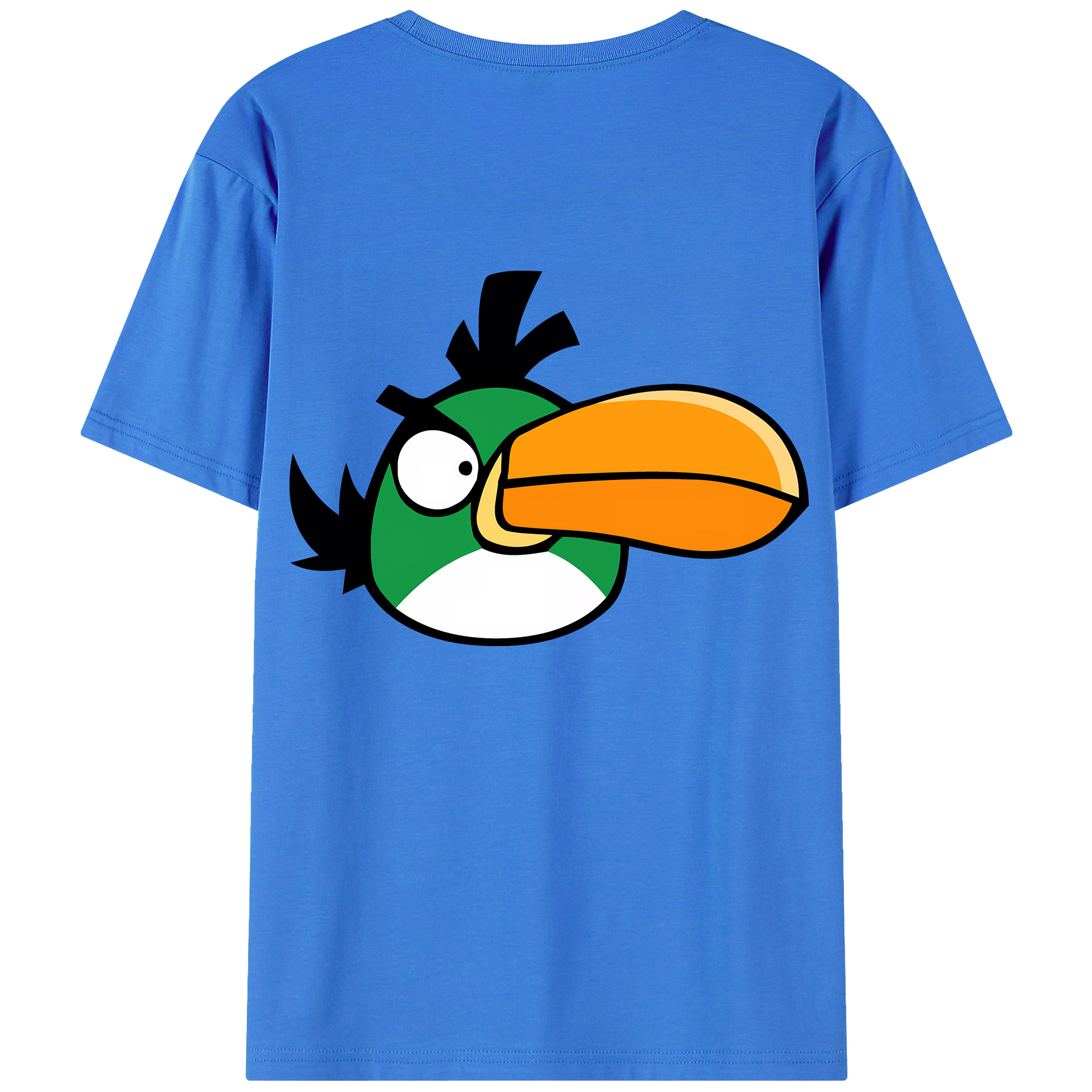 （画像用） Angry Birds アングリーバード 綿100％半袖Tシャツ（背面プリント）