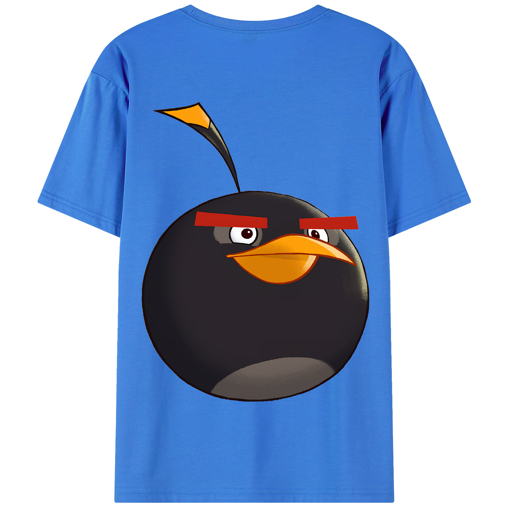 （画像用） Angry Birds アングリーバード 綿100％半袖Tシャツ（背面プリント）