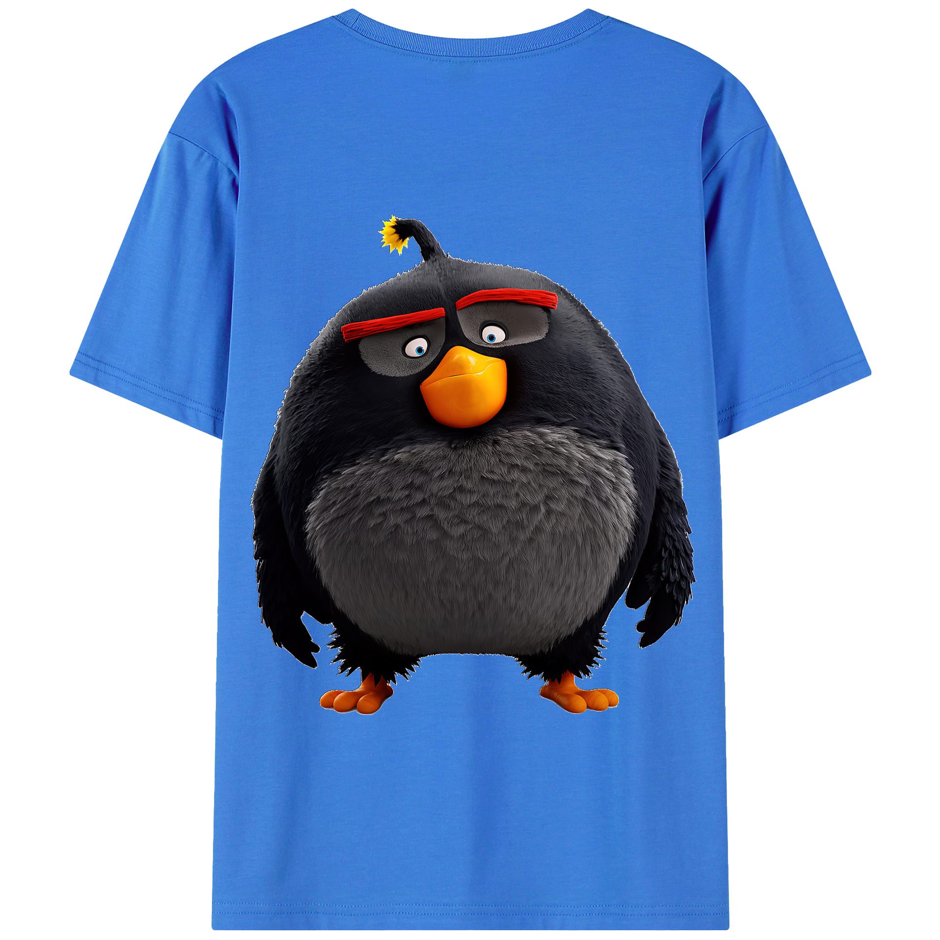 （画像用） Angry Birds アングリーバード 綿100％半袖Tシャツ（背面プリント）