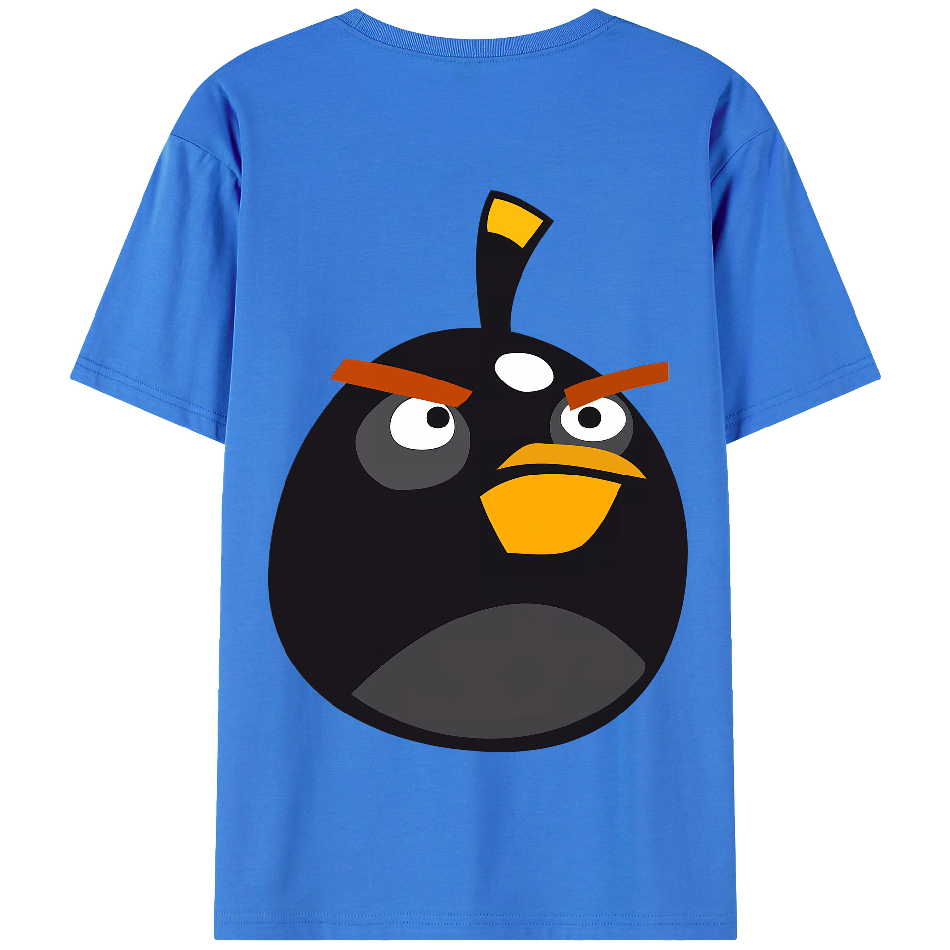 （画像用） Angry Birds アングリーバード 綿100％半袖Tシャツ（背面プリント）