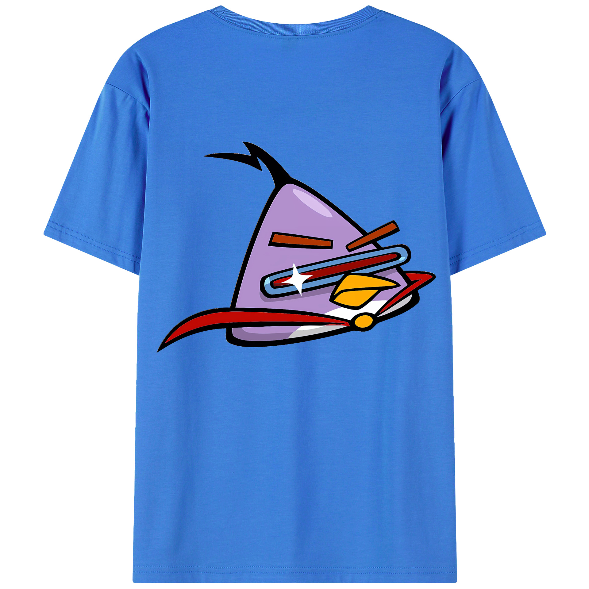 （画像用） Angry Birds アングリーバード 綿100％半袖Tシャツ（背面プリント）