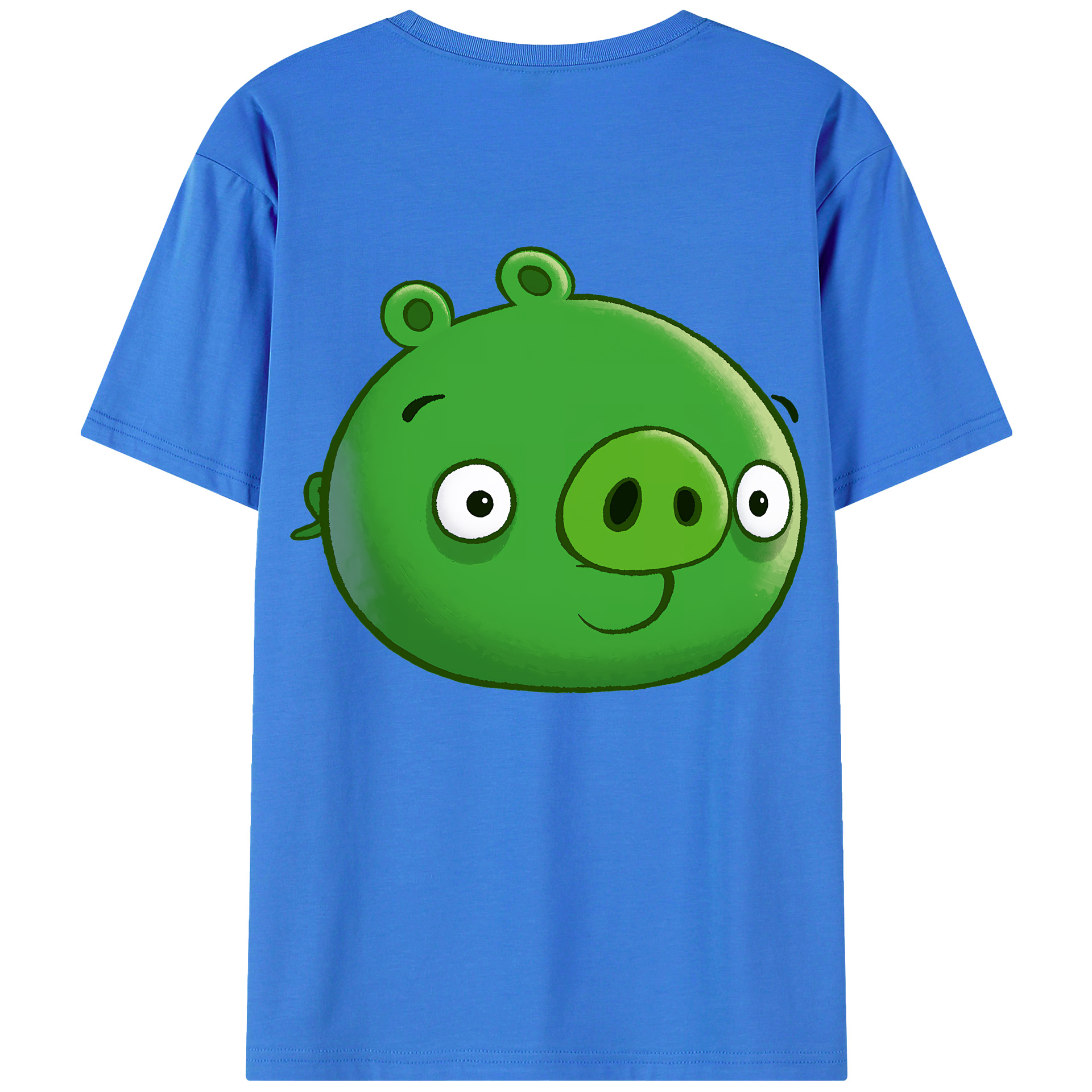 （画像用） Angry Birds アングリーバード 綿100％半袖Tシャツ（背面プリント）