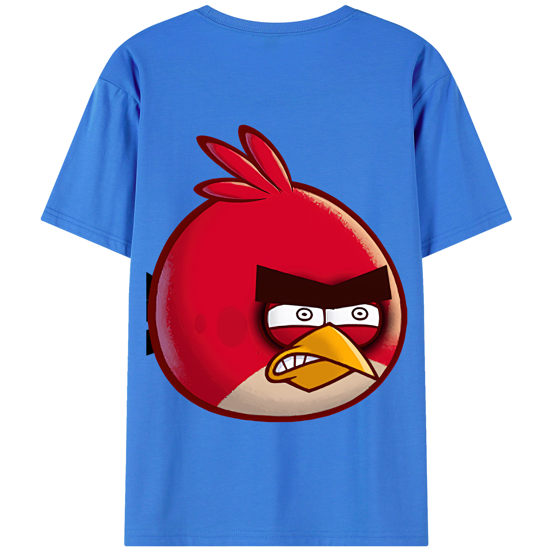 （画像用） Angry Birds アングリーバード 綿100％半袖Tシャツ（背面プリント）