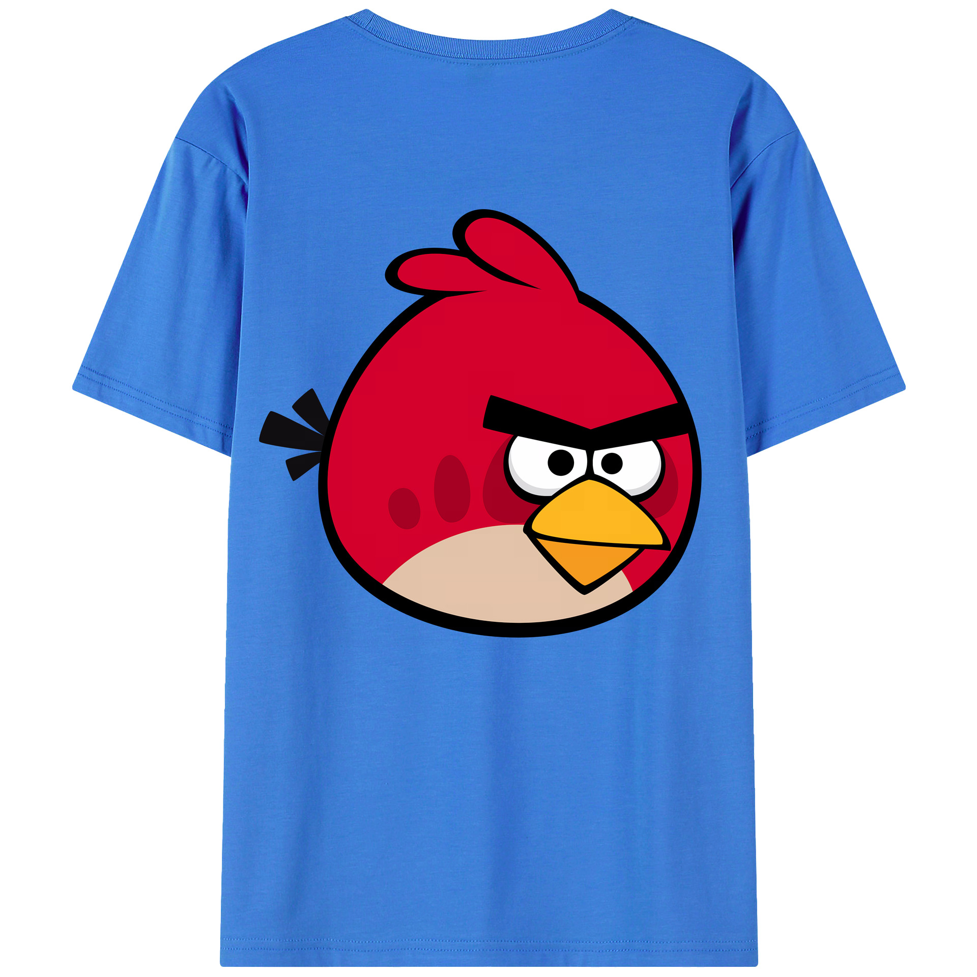 （画像用） Angry Birds アングリーバード 綿100％半袖Tシャツ（背面プリント）