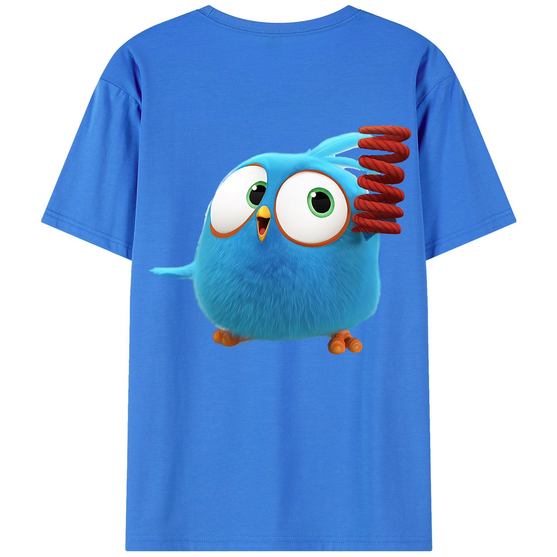 （画像用） Angry Birds アングリーバード 綿100％半袖Tシャツ（背面プリント）
