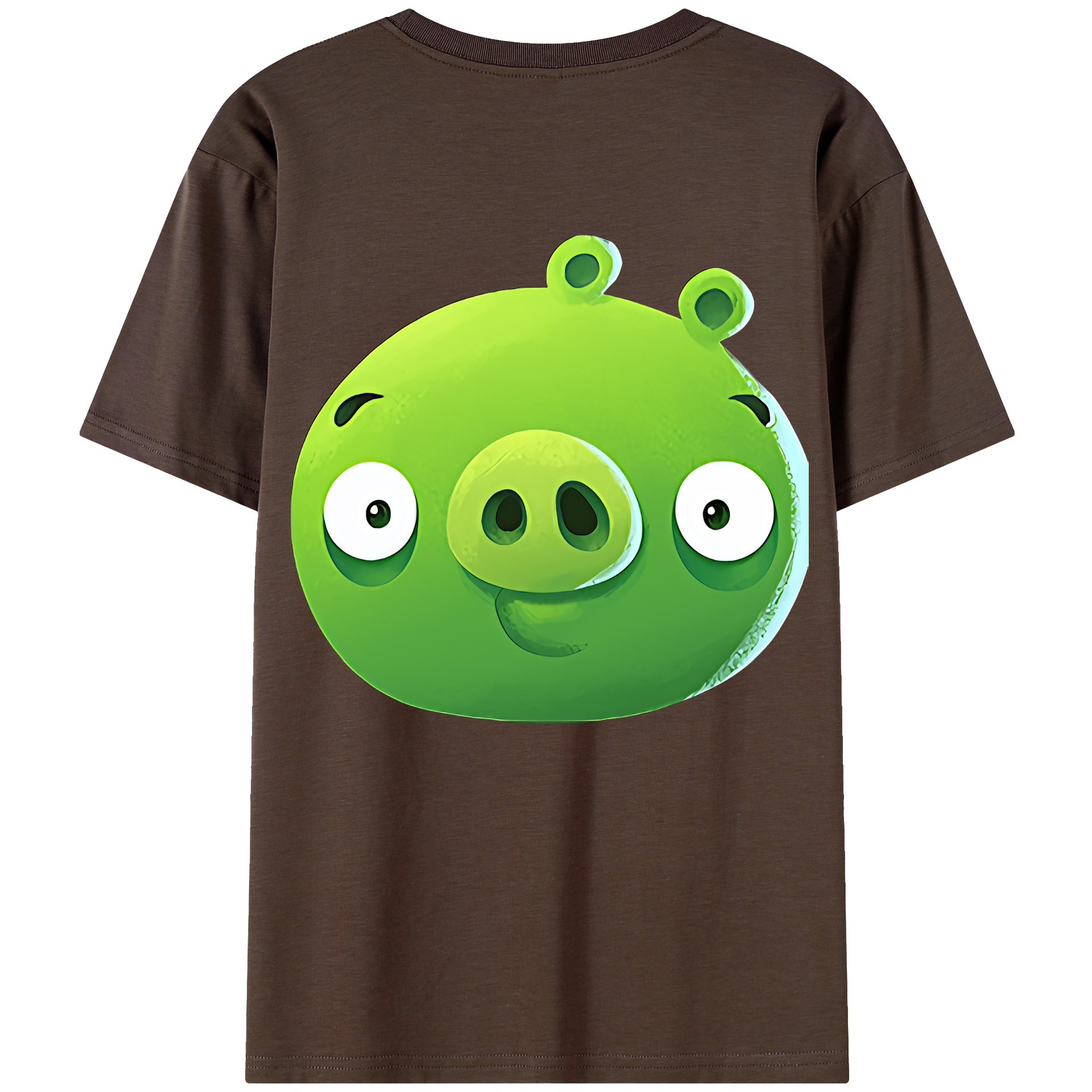 （画像用） Angry Birds アングリーバード 綿100％半袖Tシャツ（背面プリント）