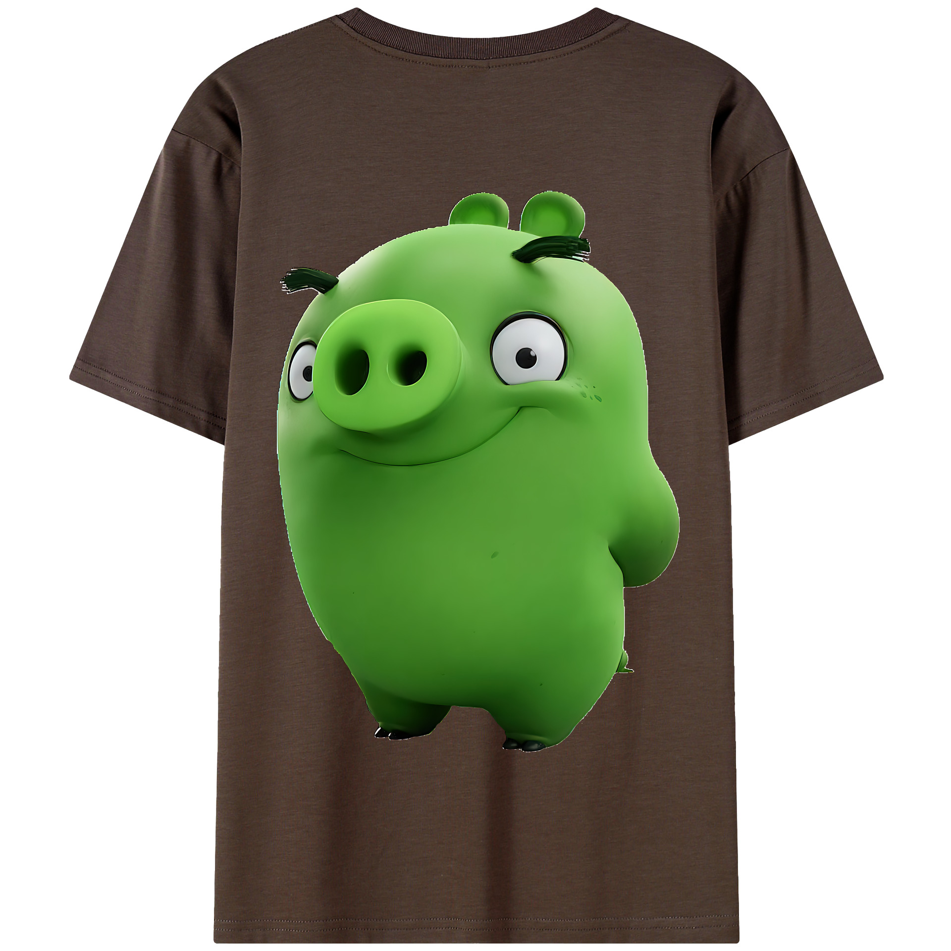 （画像用） Angry Birds アングリーバード 綿100％半袖Tシャツ（背面プリント）