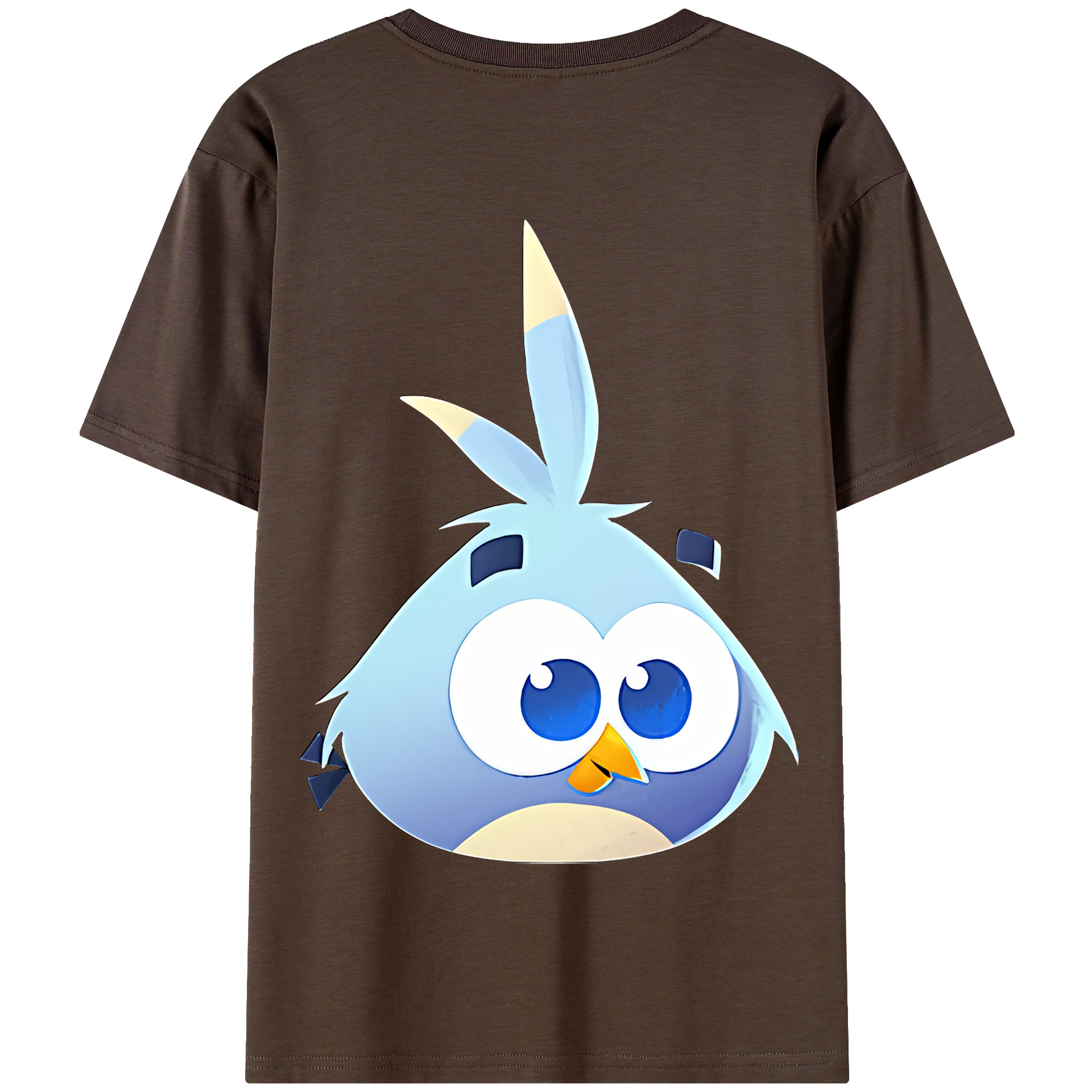 （画像用） Angry Birds アングリーバード 綿100％半袖Tシャツ（背面プリント）