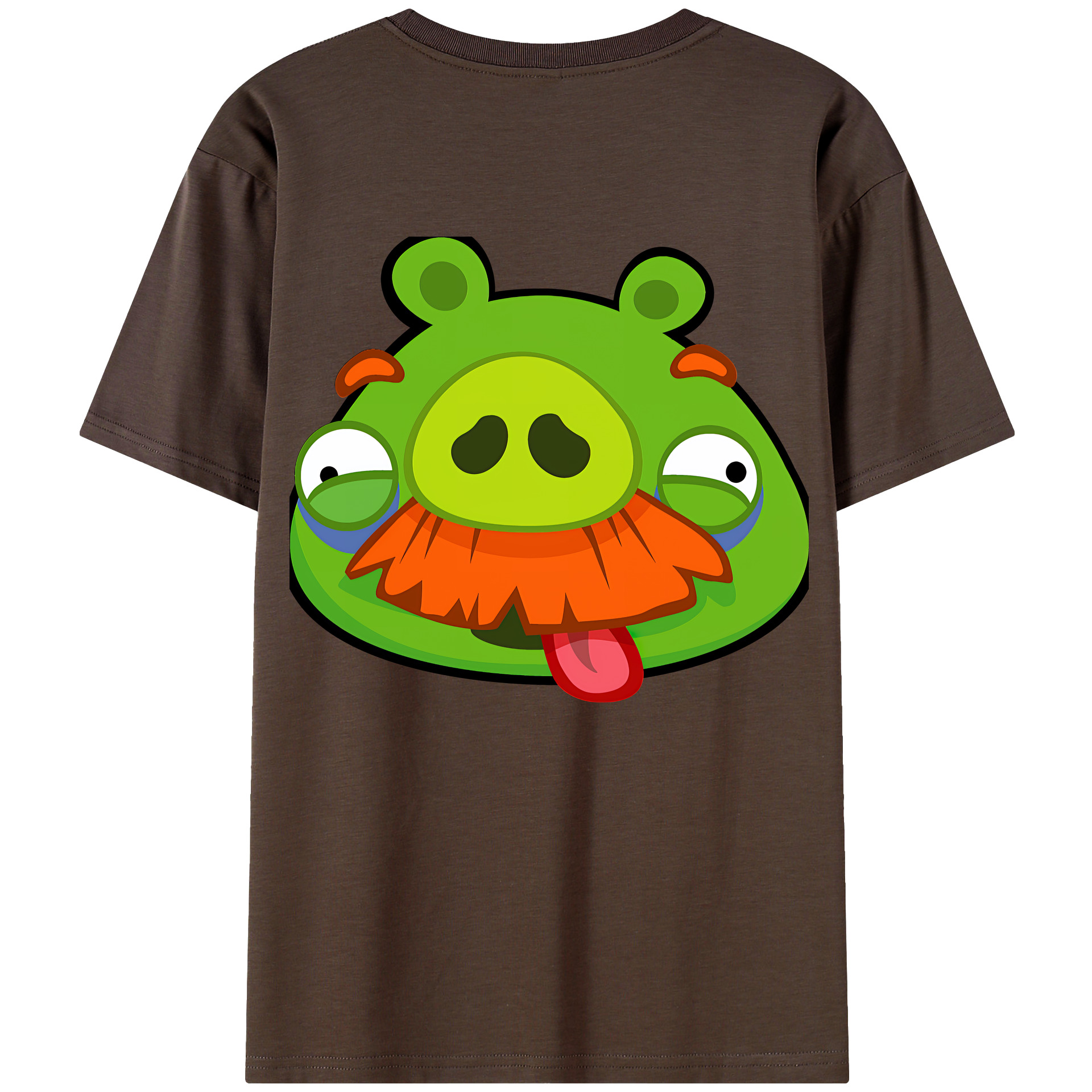 （画像用） Angry Birds アングリーバード 綿100％半袖Tシャツ（背面プリント）