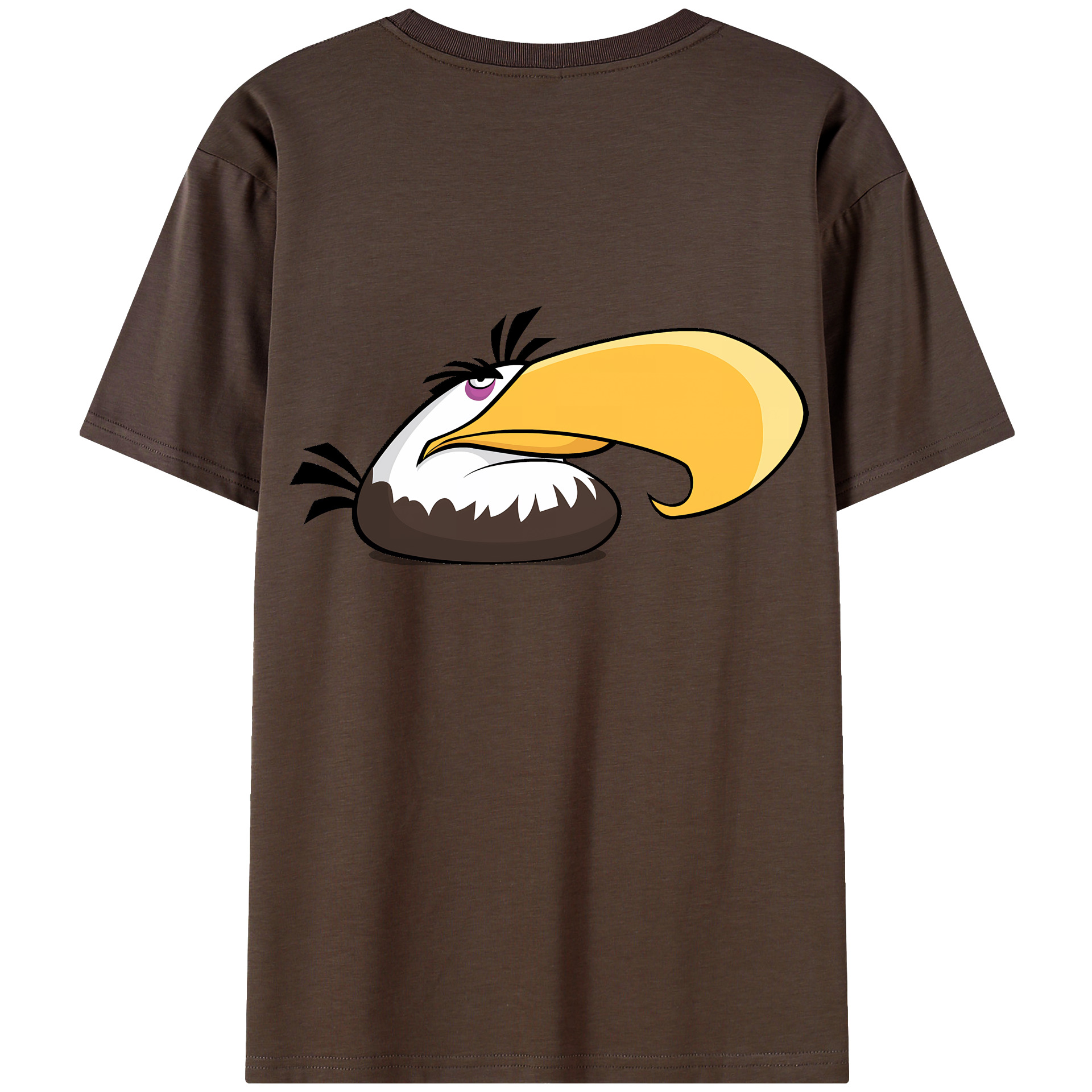 （画像用） Angry Birds アングリーバード 綿100％半袖Tシャツ（背面プリント）