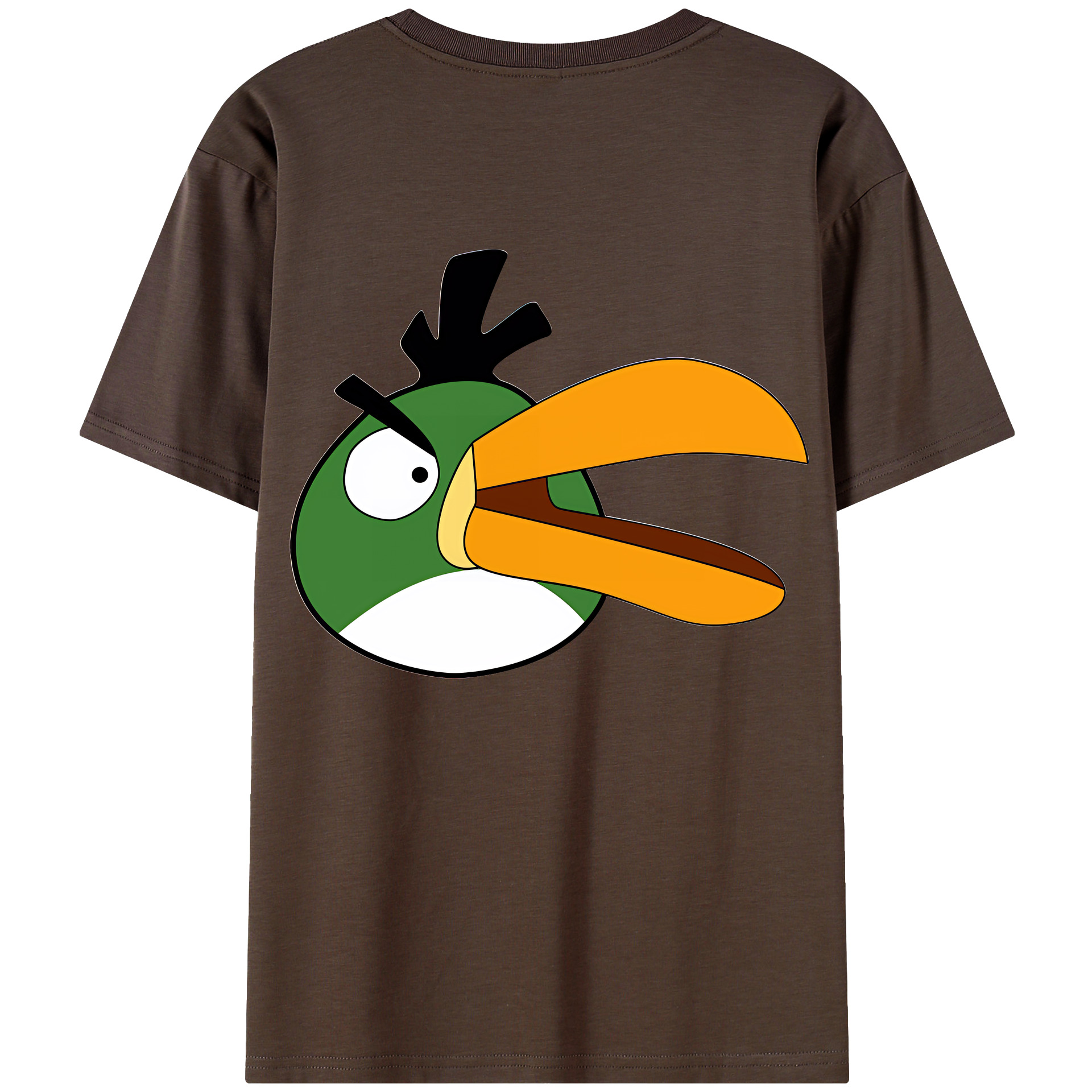 （画像用） Angry Birds アングリーバード 綿100％半袖Tシャツ（背面プリント）