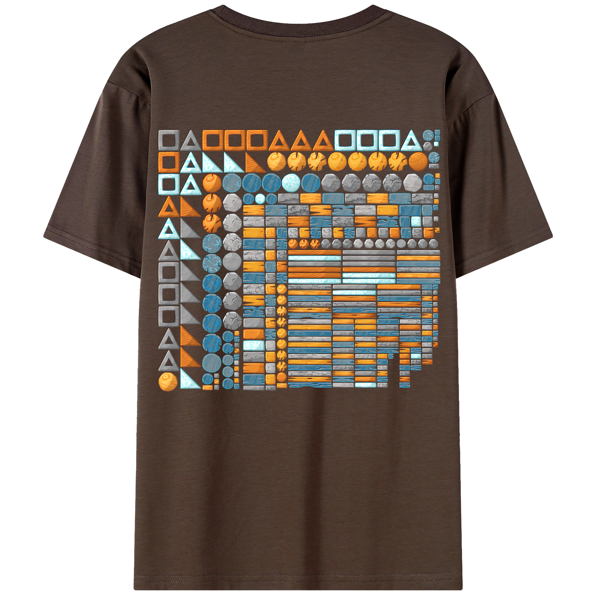 （画像用） Angry Birds アングリーバード 綿100％半袖Tシャツ（背面プリント）