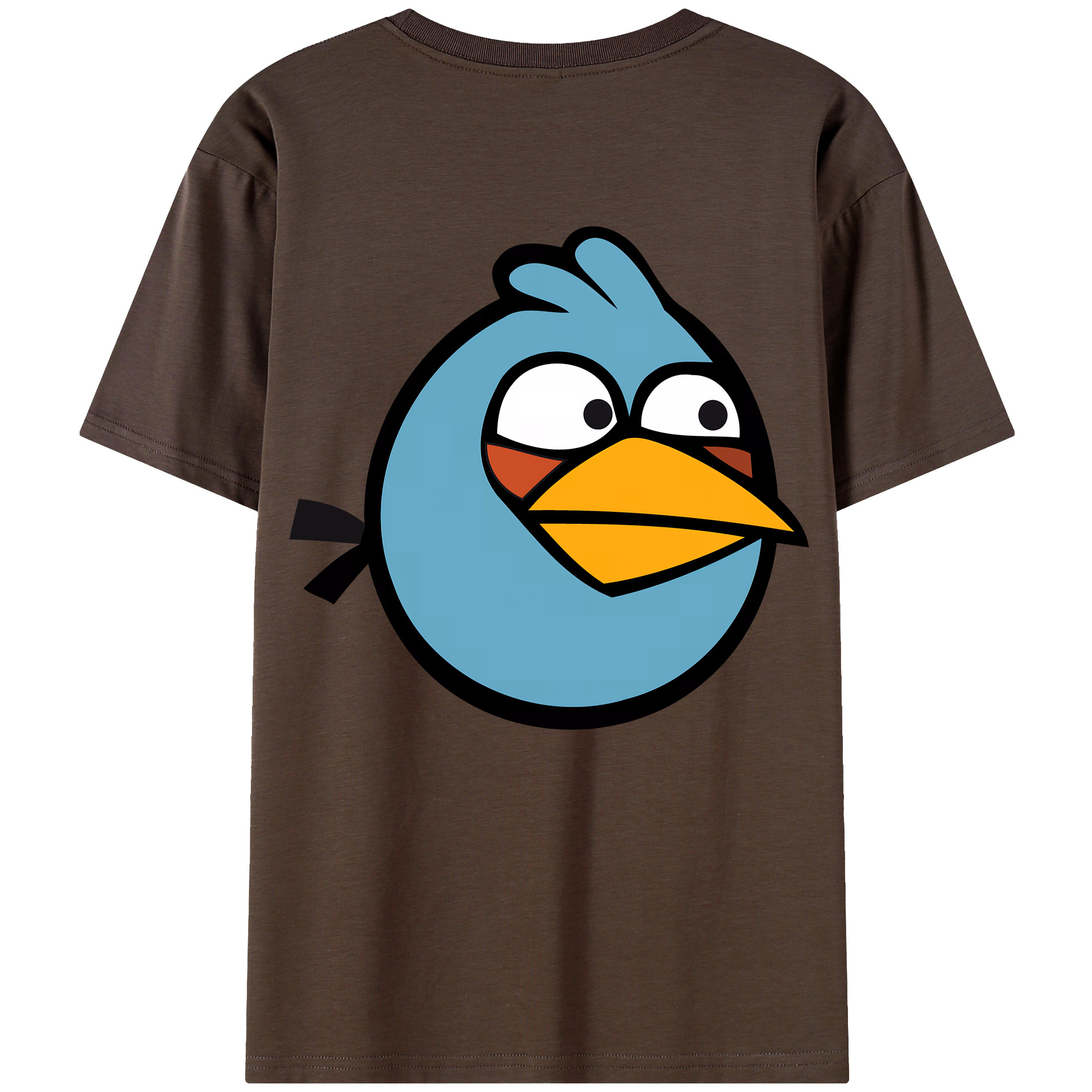 （画像用） Angry Birds アングリーバード 綿100％半袖Tシャツ（背面プリント）