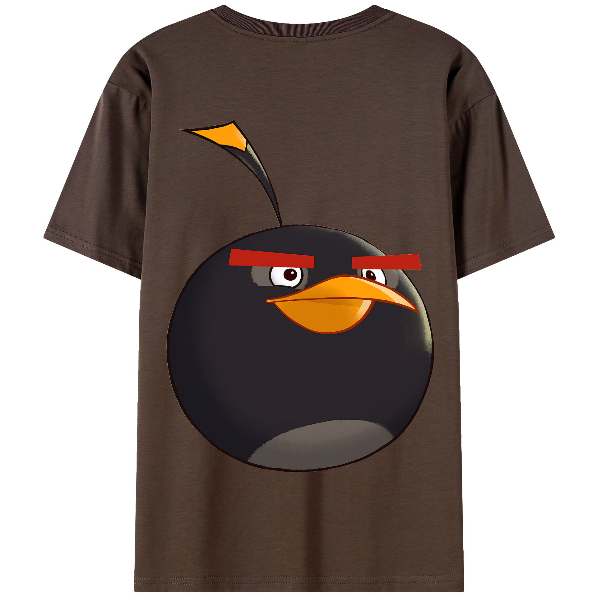 （画像用） Angry Birds アングリーバード 綿100％半袖Tシャツ（背面プリント）
